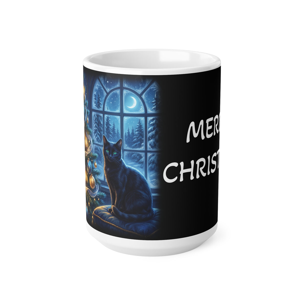 Christmas Cat Coffee Mug