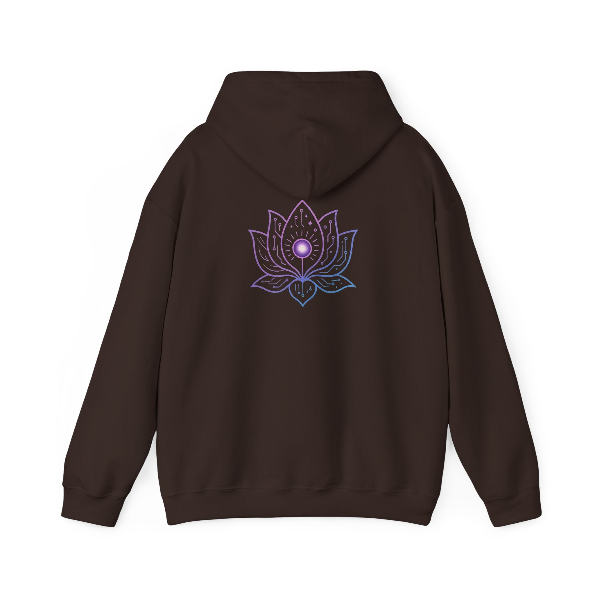 Lotus Flower Hoodie, Spiritual Sweatshirt, Yoga Gear, Meditation Apparel, Unisex Heavy Blend Hoodie, Gift for Him and Her
