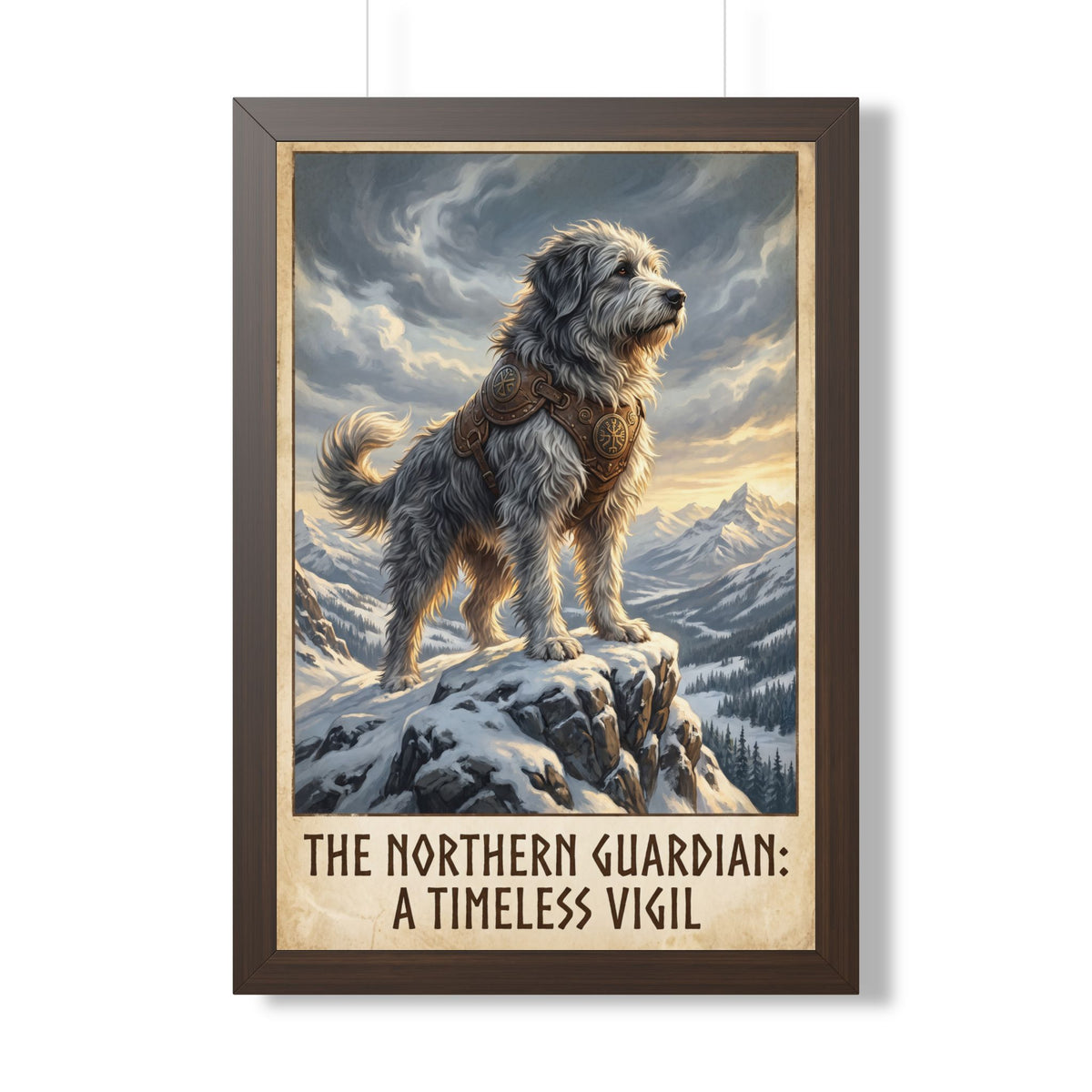 "The Northern Guardian: A Timeless Vigil" Framed Poster