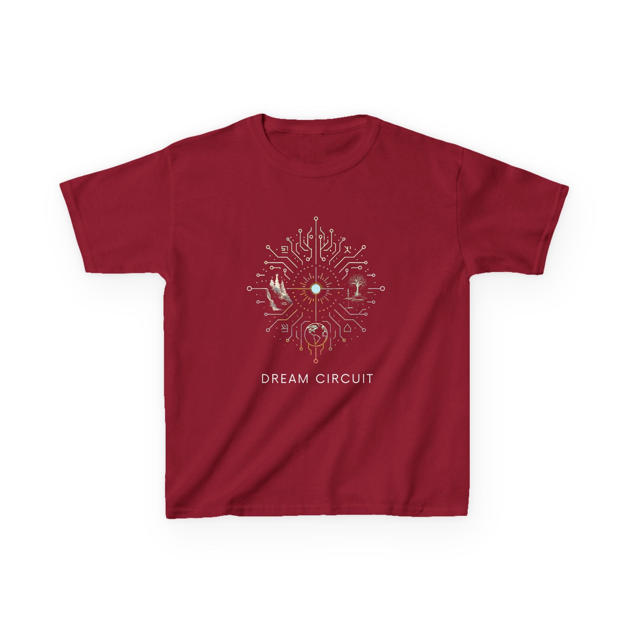 Dream Circuit Kids Tee - Cool Graphic T-Shirt for Creative Minds, Perfect for Birthdays, Everyday Wear, School Events, Gift Ideas