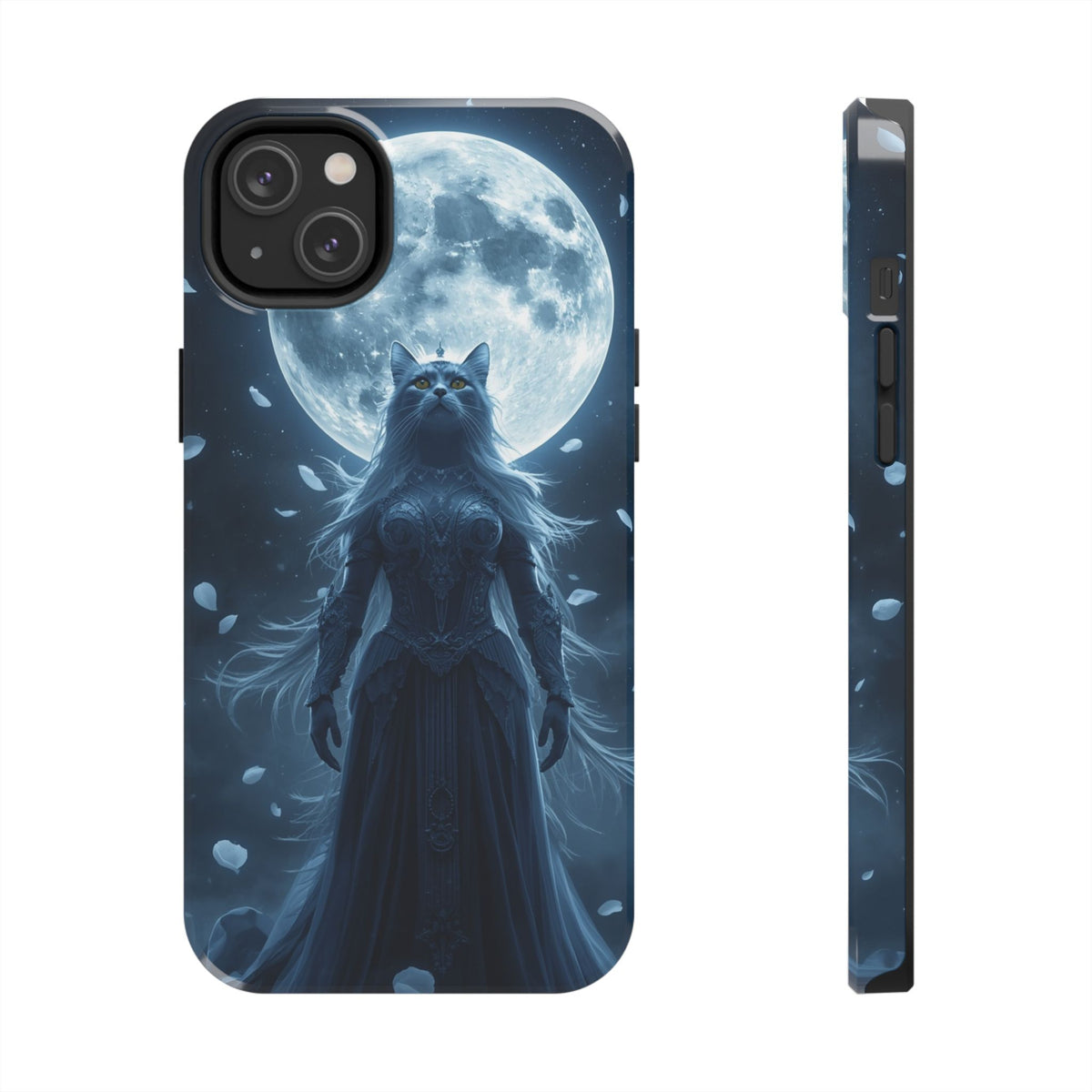 Moonlit Cat Goddess Phone Case