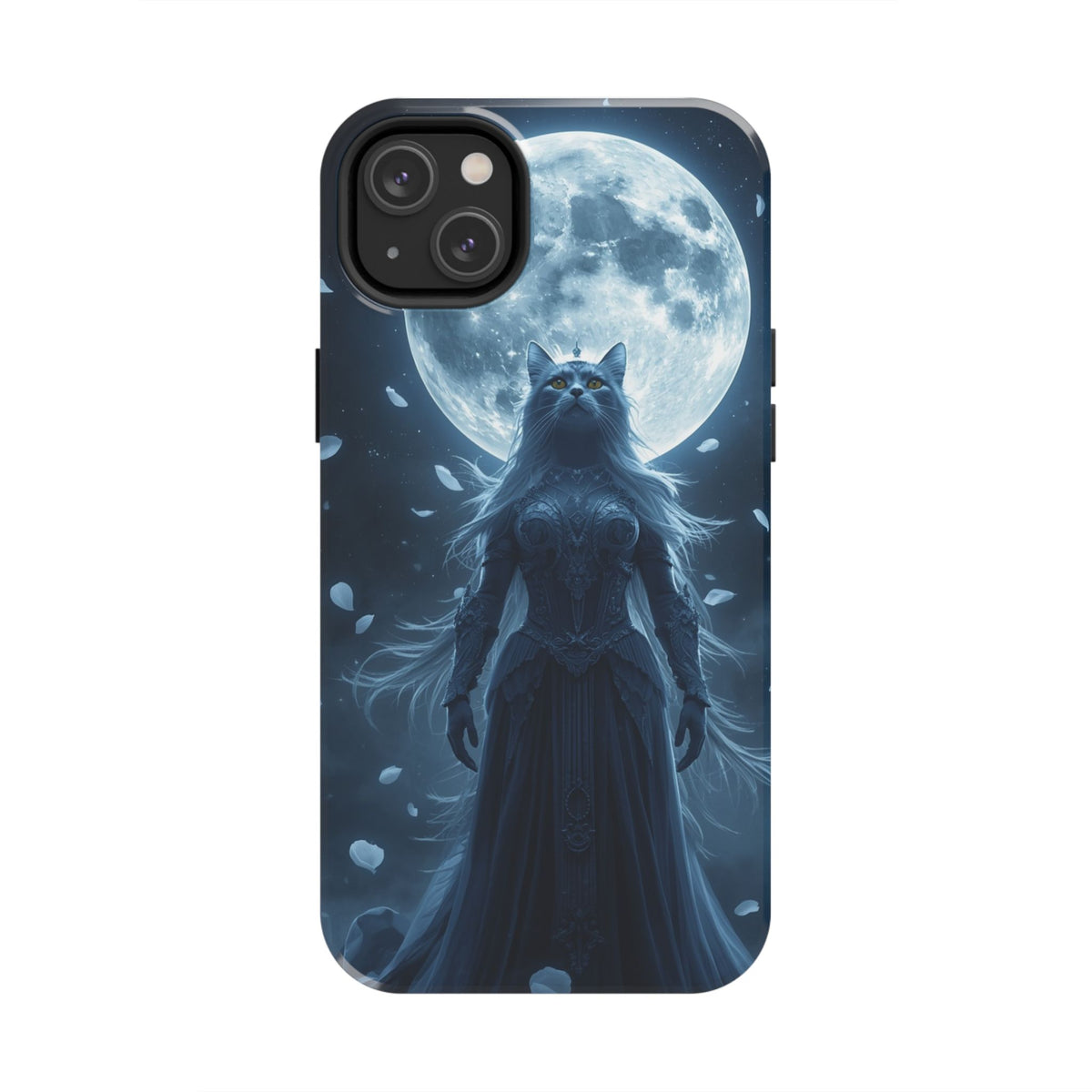 Moonlit Cat Goddess Phone Case