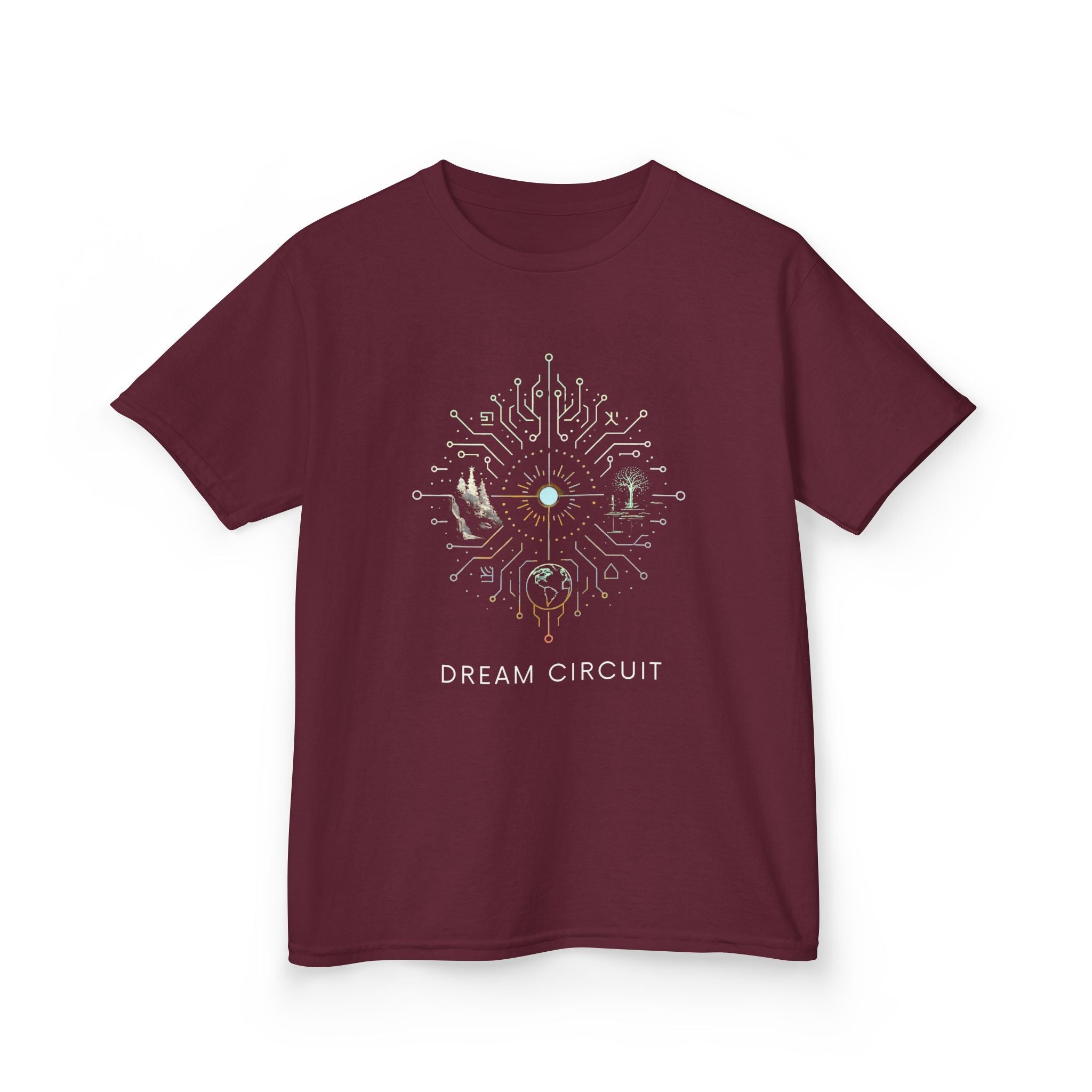 Dream Circuit Kids Tee - Cool Graphic T-Shirt for Creative Minds, Perfect for Birthdays, Everyday Wear, School Events, Gift Ideas