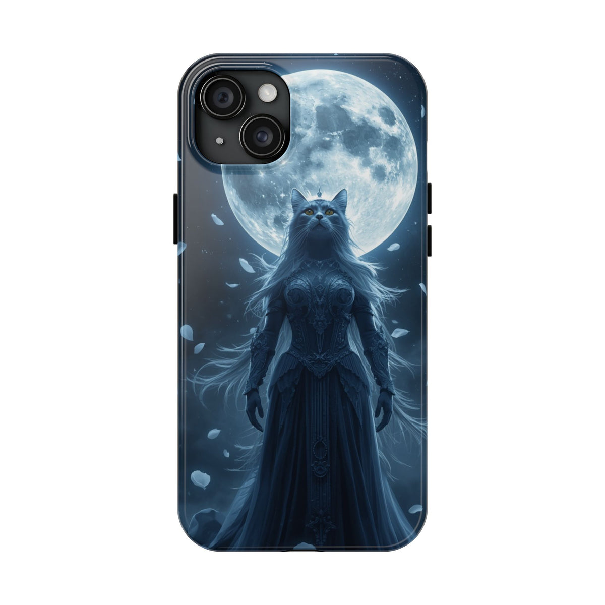 Moonlit Cat Goddess Phone Case