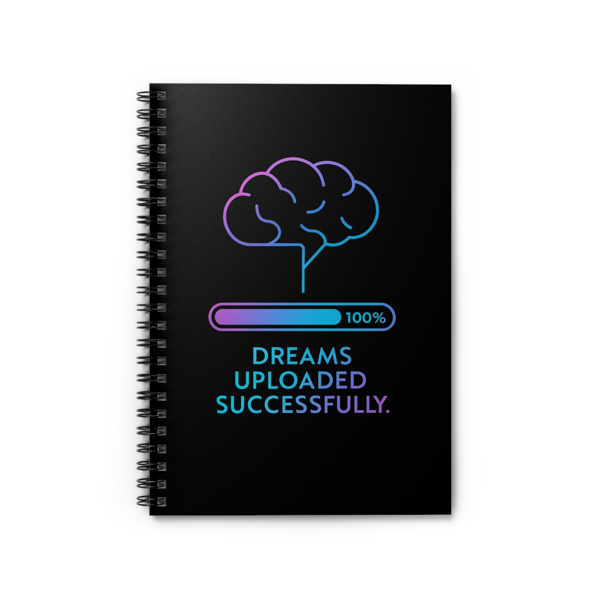 Inspirational Spiral Notebook - Dreams Uploaded Successfully - Motivational Journal for Students, Writers, and Creatives, Gift for [...]