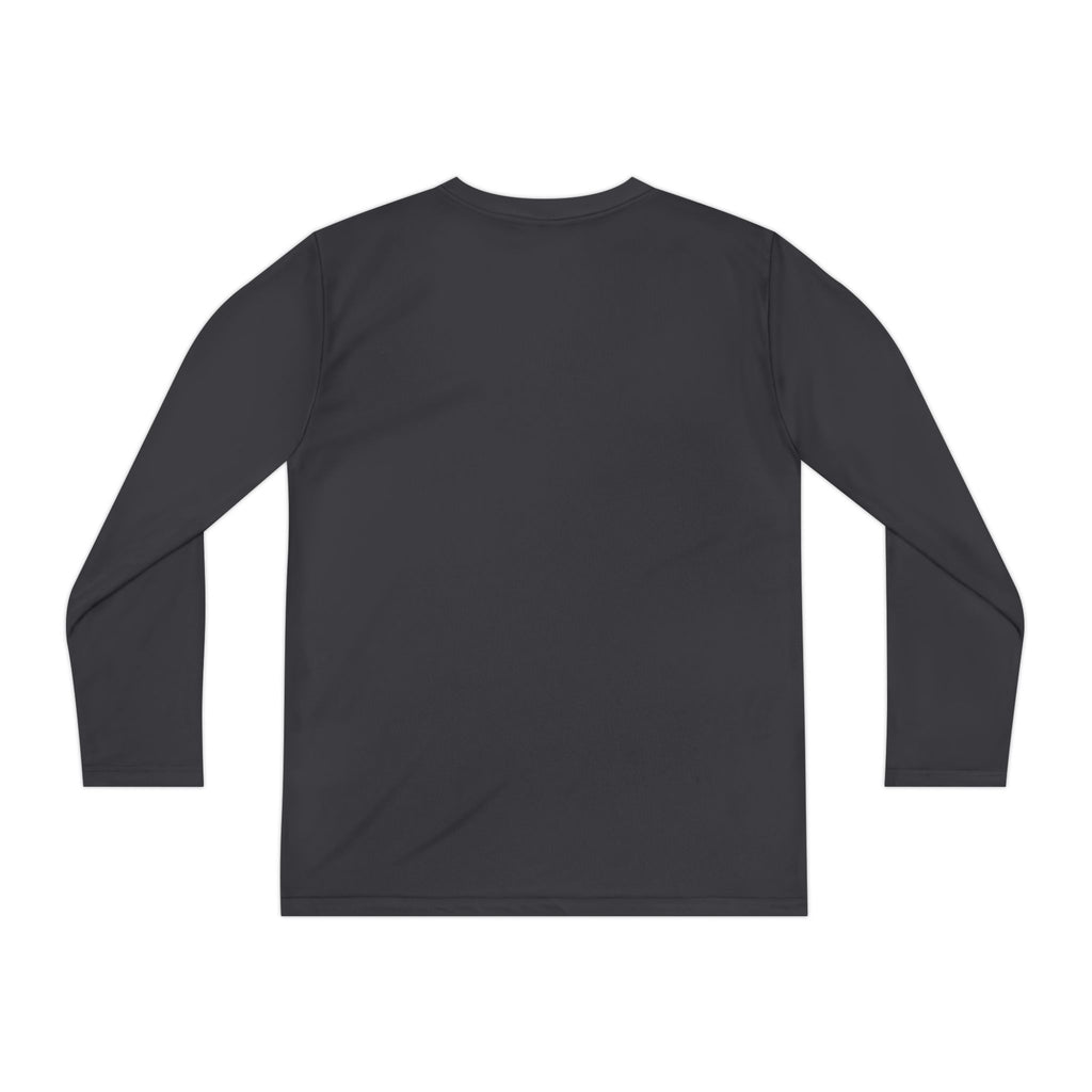 Youth Motivational Long Sleeve Tee - Vibrant Orange "Existence, How Striving Defines Me", Gift for Kids, Sportswear, Everyday Wear, [...]