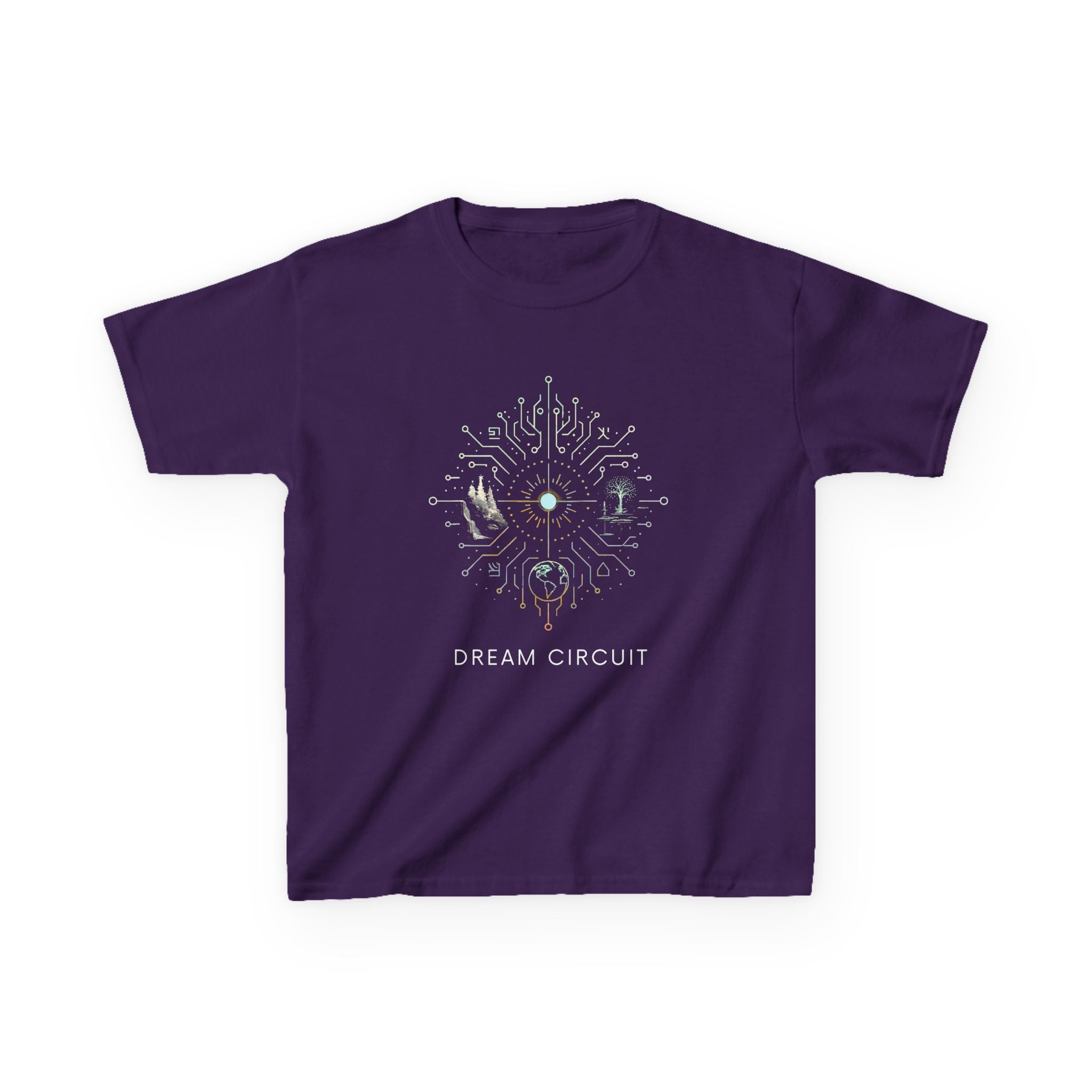 Dream Circuit Kids Tee - Cool Graphic T-Shirt for Creative Minds, Perfect for Birthdays, Everyday Wear, School Events, Gift Ideas