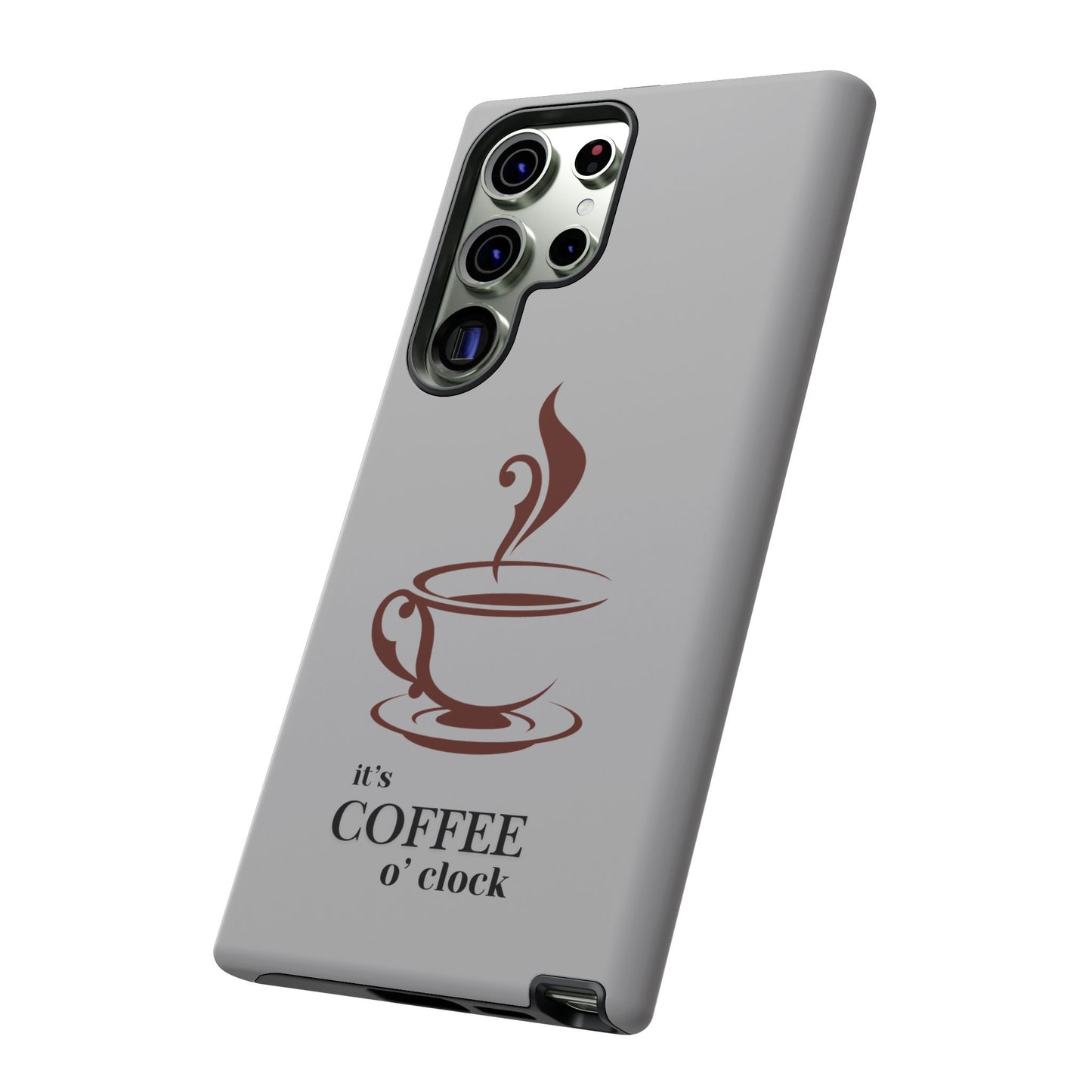 Coffee O'Clock Phone Case – Cute Coffee Cup Protective Phone Cover