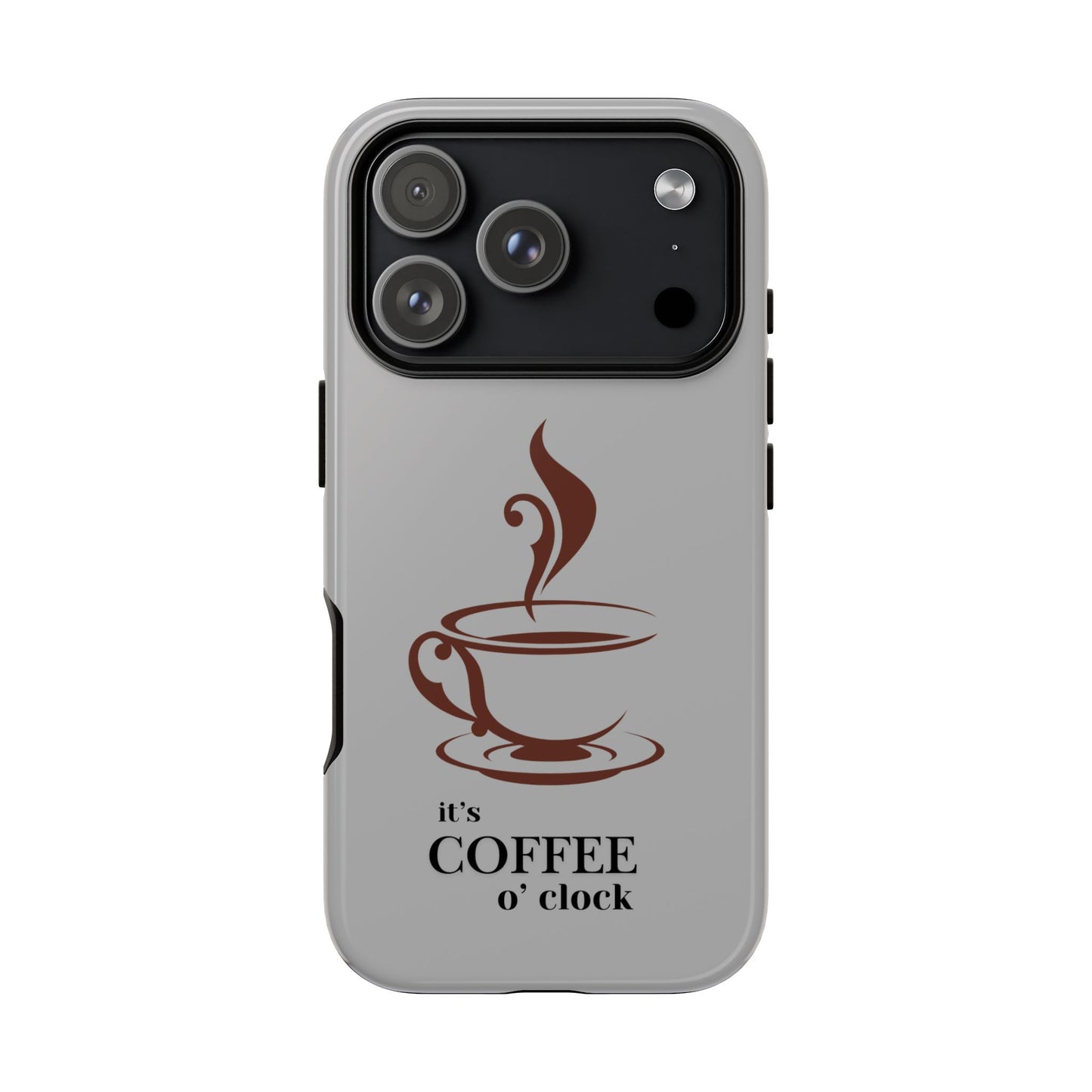 Coffee O'Clock Phone Case – Cute Coffee Cup Protective Phone Cover