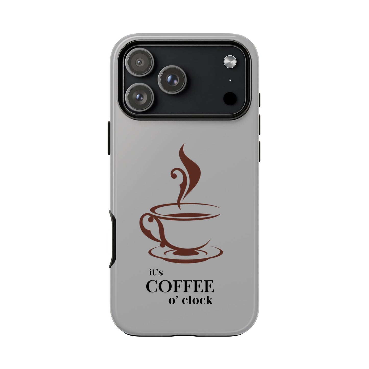 Coffee O'Clock Phone Case – Cute Coffee Cup Protective Phone Cover
