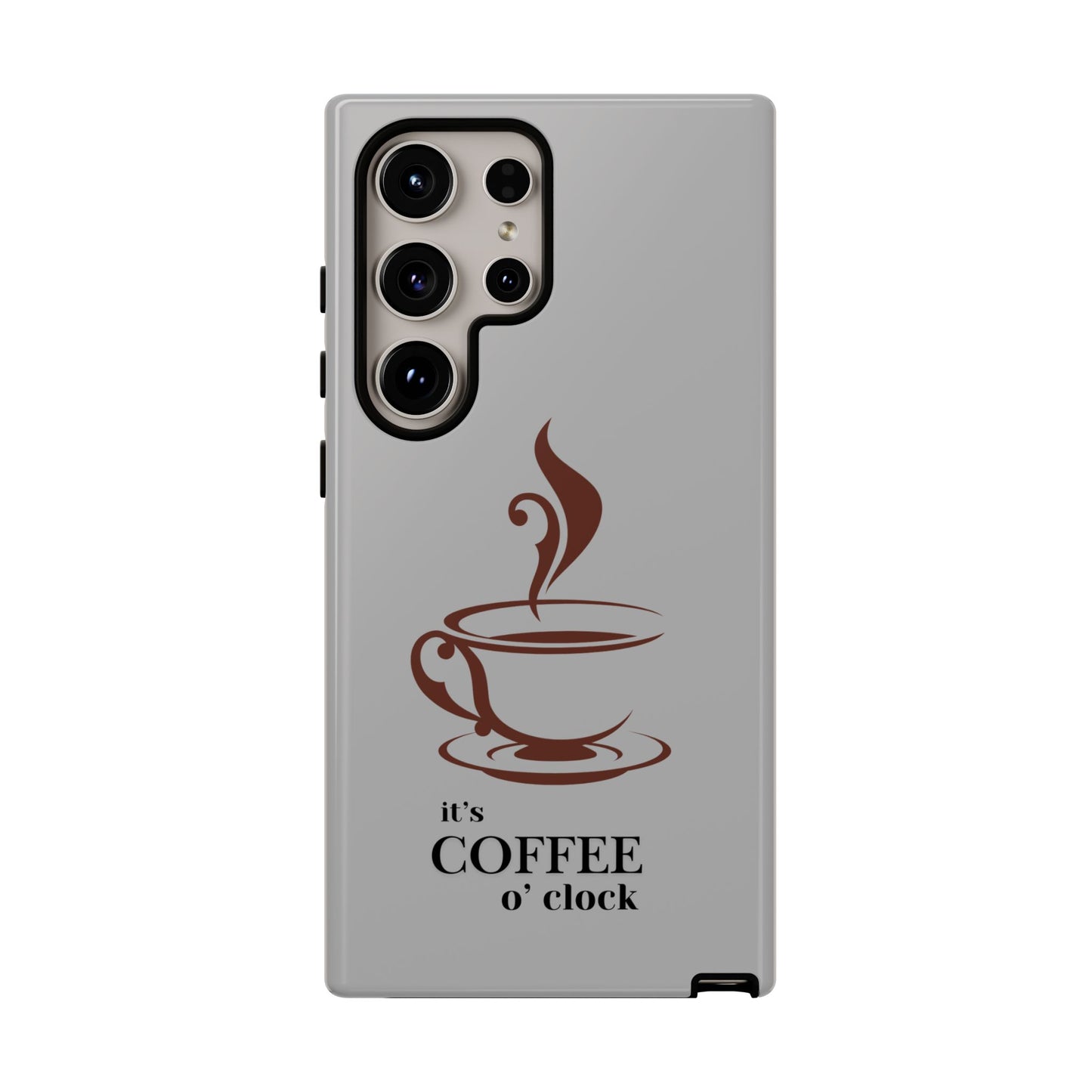 Coffee O'Clock Phone Case – Cute Coffee Cup Protective Phone Cover