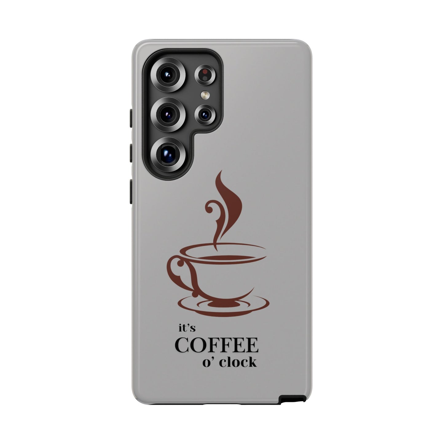 Coffee O'Clock Phone Case – Cute Coffee Cup Protective Phone Cover