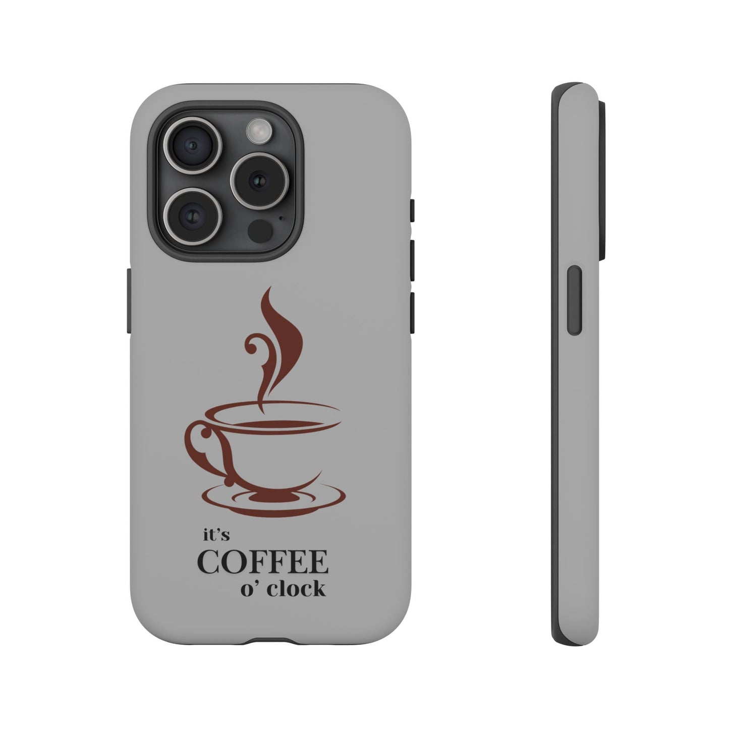 Coffee O'Clock Phone Case – Cute Coffee Cup Protective Phone Cover
