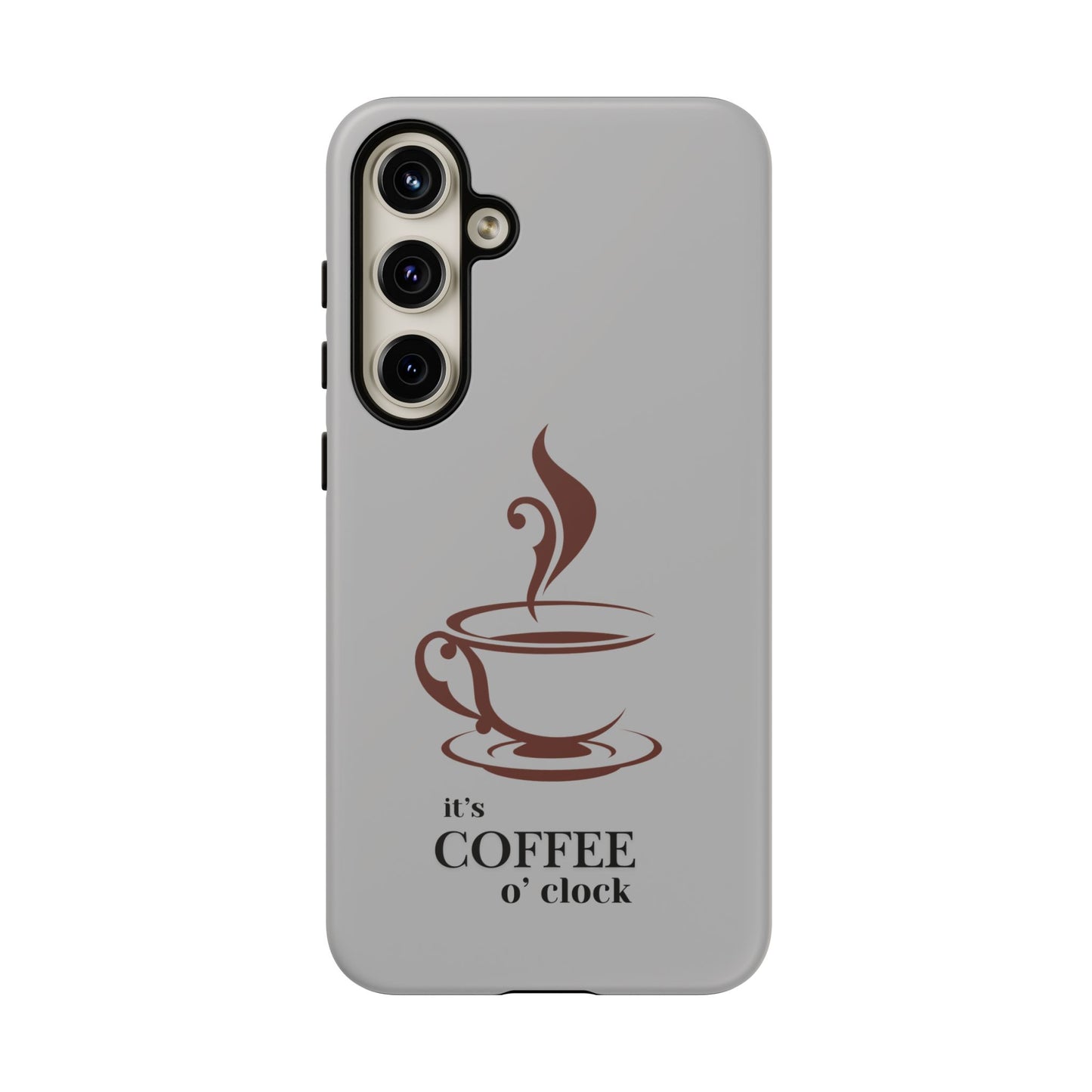 Coffee O'Clock Phone Case – Cute Coffee Cup Protective Phone Cover