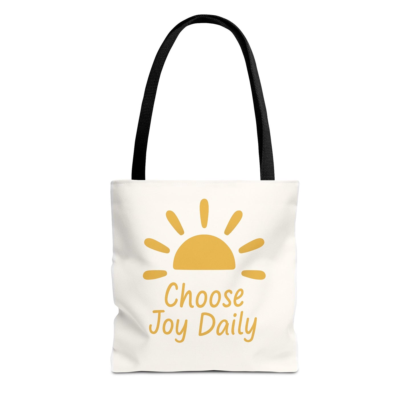 Choose Joy Daily Tote Bag — Sunny Inspirational Canvas Tote
