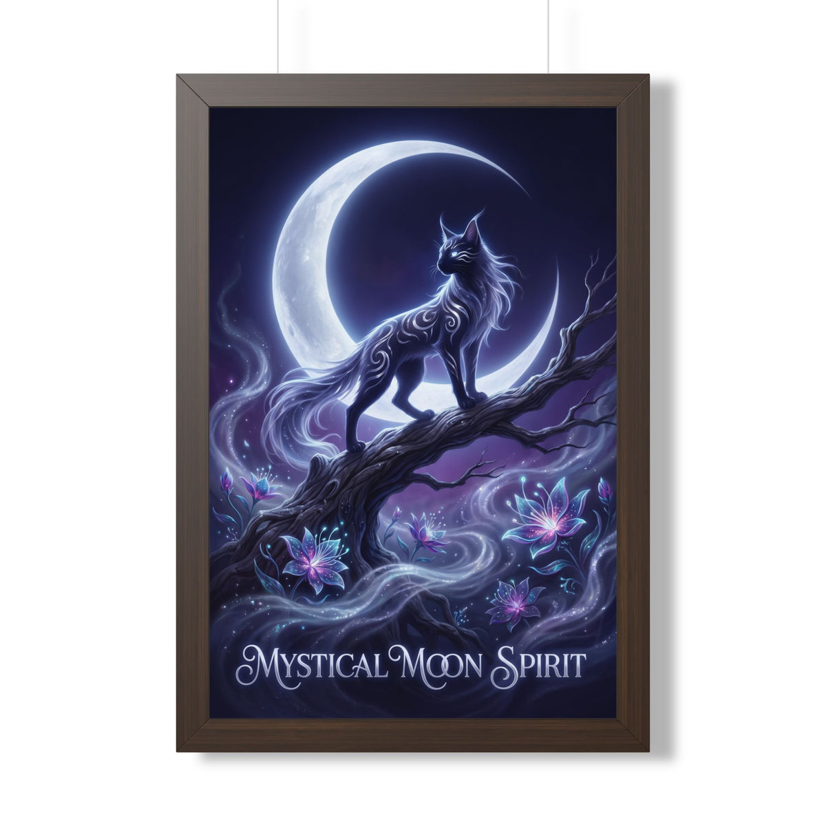 "Mystical Moon Spirit" Framed Poster