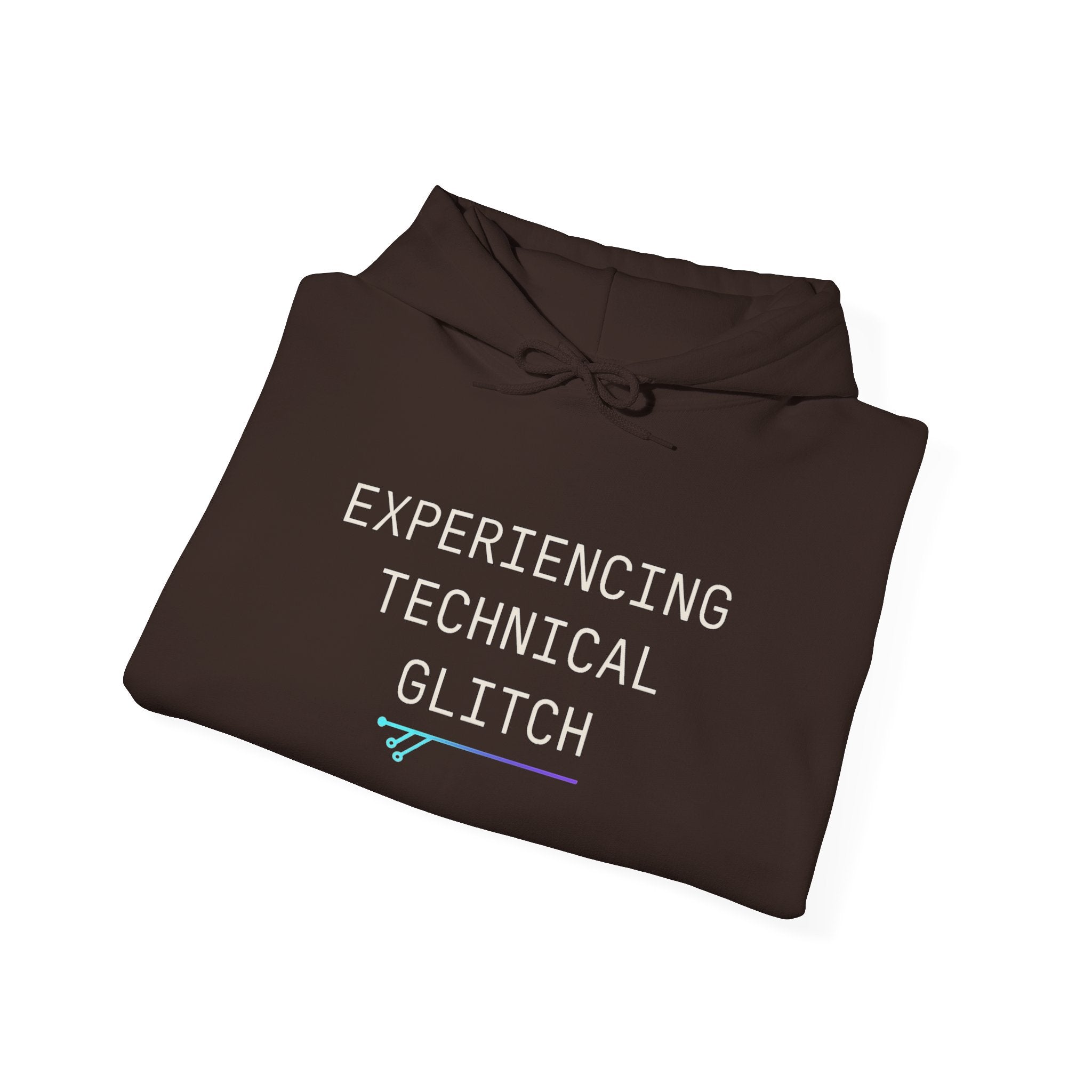 Tech Humor Hoodie - 'Experiencing Technical Glitch' Sweatshirt for Programmers, Gamers, Tech Lovers, Gifts, Casual Wear