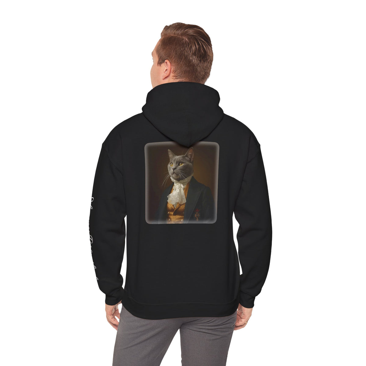 "Born Noble" Cat Hoodie