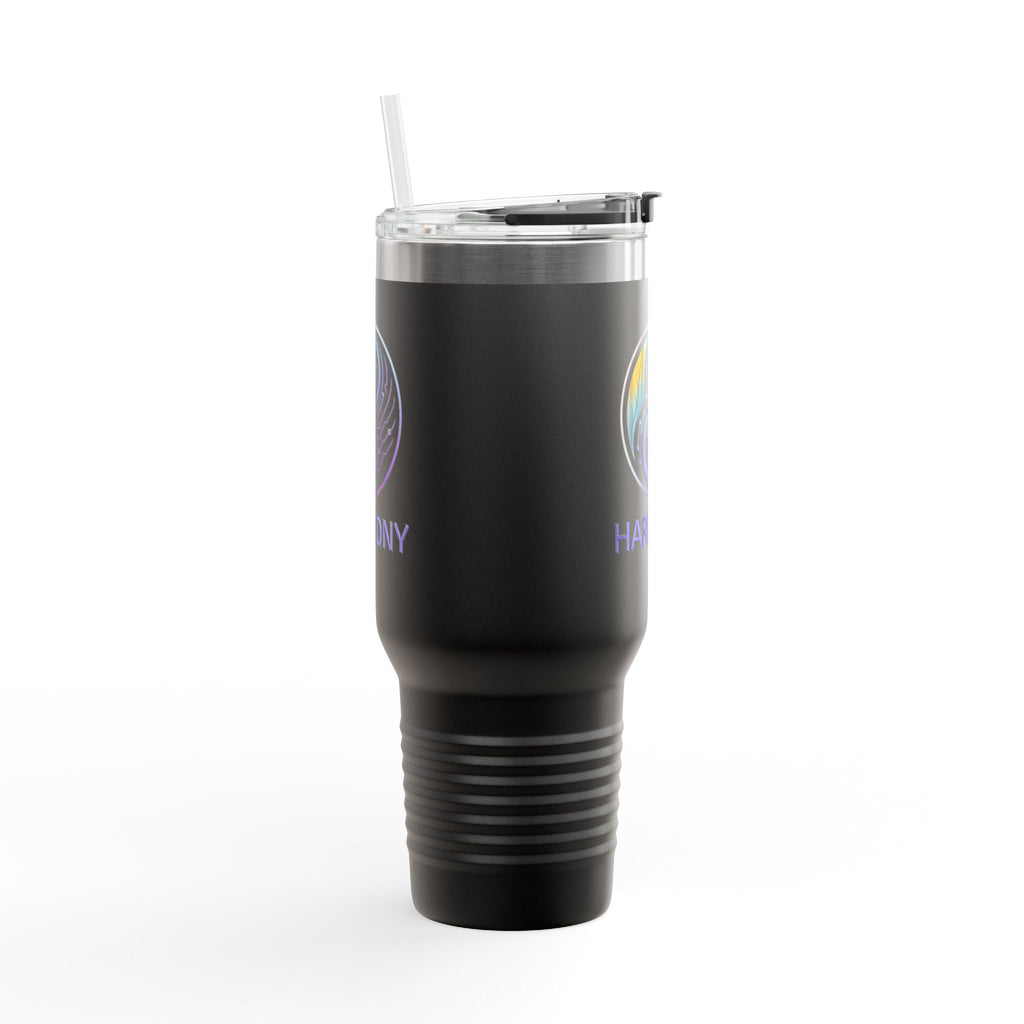 Harmony Insulated Travel Mug, 40oz – Perfect for Coffee Lovers, Eco-Friendly Drinkware, Yoga Gifts, Travel Companion, Outdoor Adventures