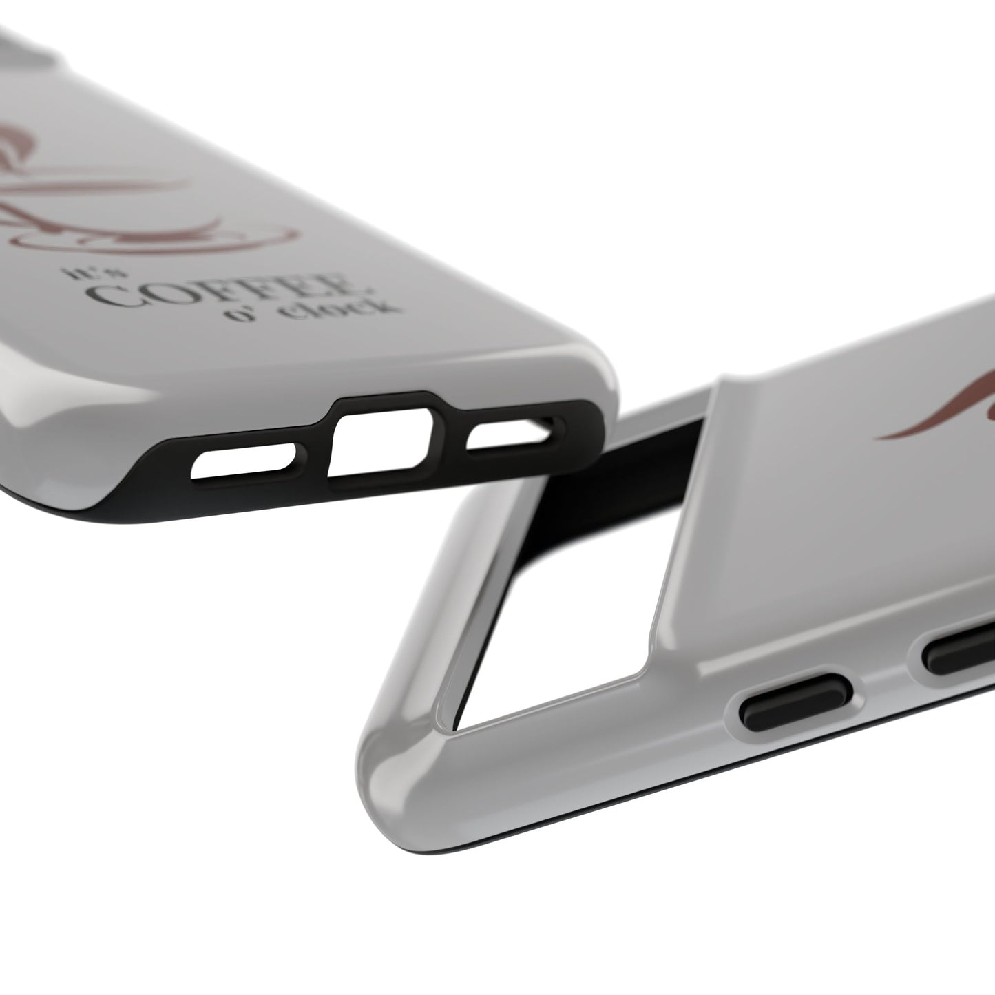 Coffee O'Clock Phone Case – Cute Coffee Cup Protective Phone Cover