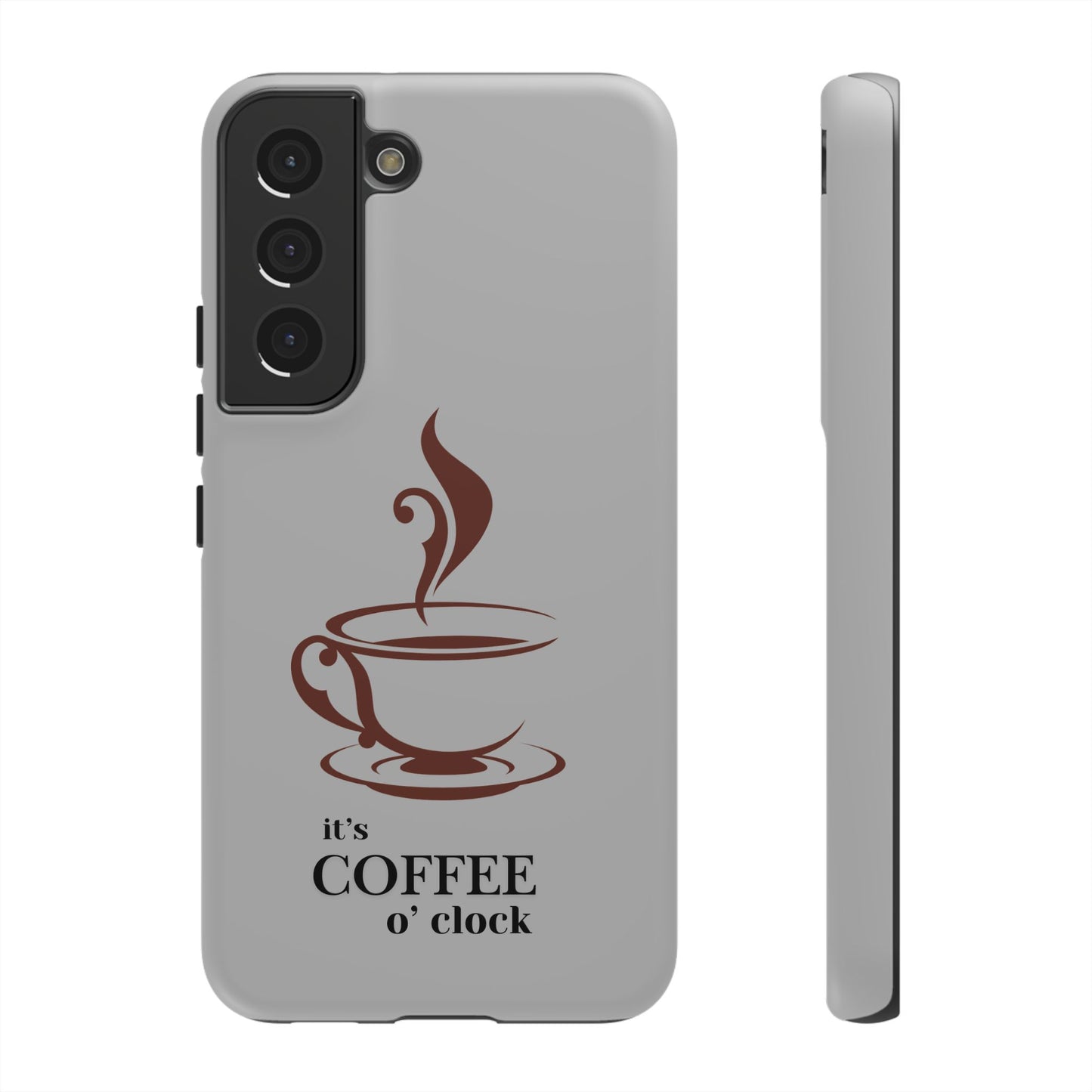Coffee O'Clock Phone Case – Cute Coffee Cup Protective Phone Cover