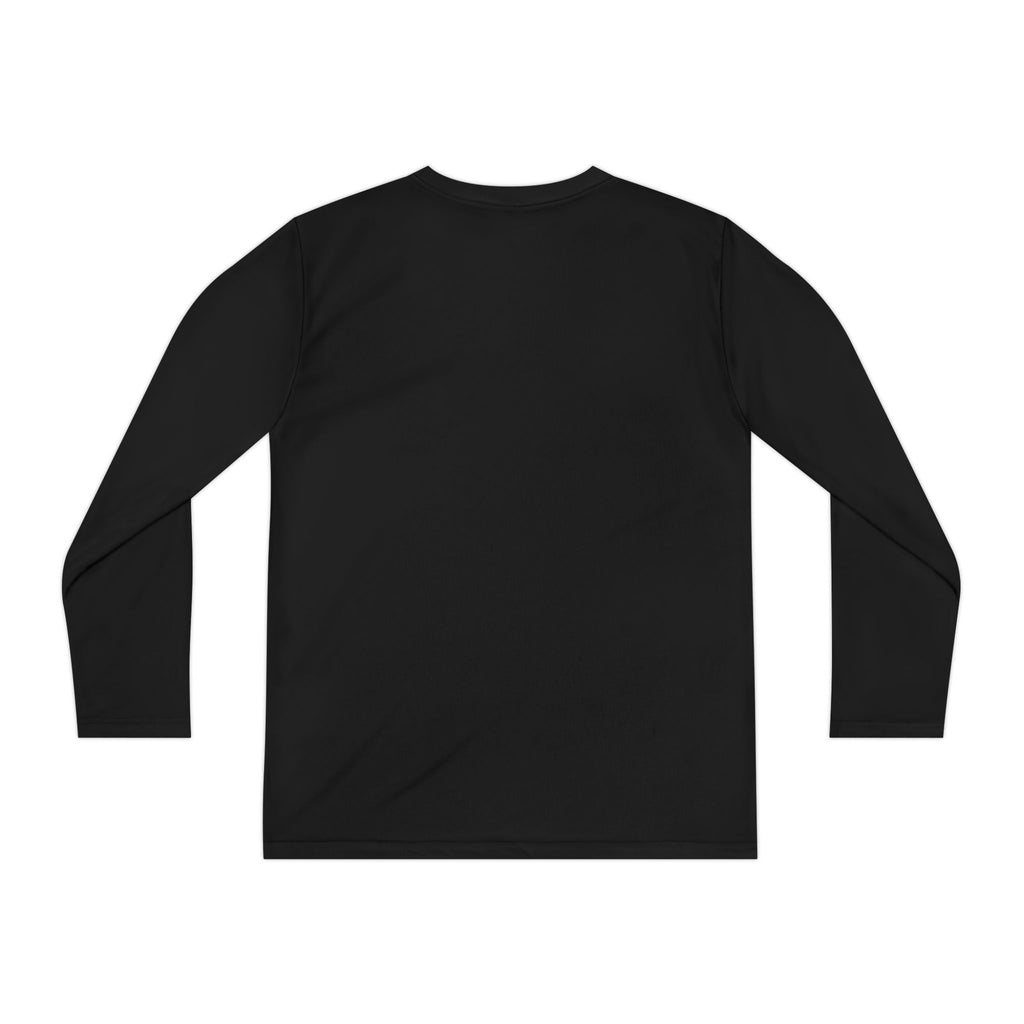 Youth Motivational Long Sleeve Tee - Vibrant Orange "Existence, How Striving Defines Me", Gift for Kids, Sportswear, Everyday Wear, [...]
