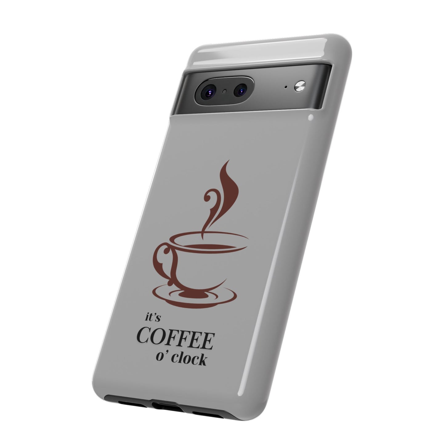 Coffee O'Clock Phone Case – Cute Coffee Cup Protective Phone Cover