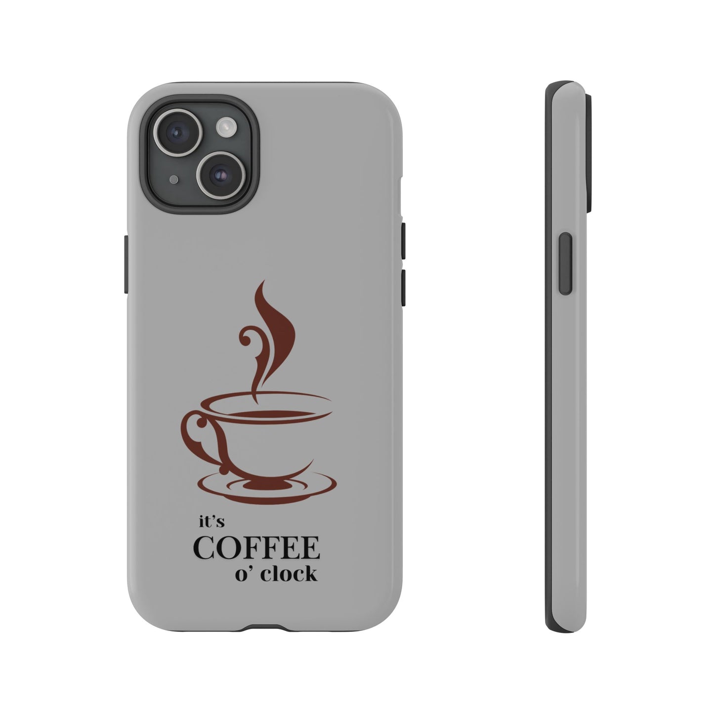 Coffee O'Clock Phone Case – Cute Coffee Cup Protective Phone Cover