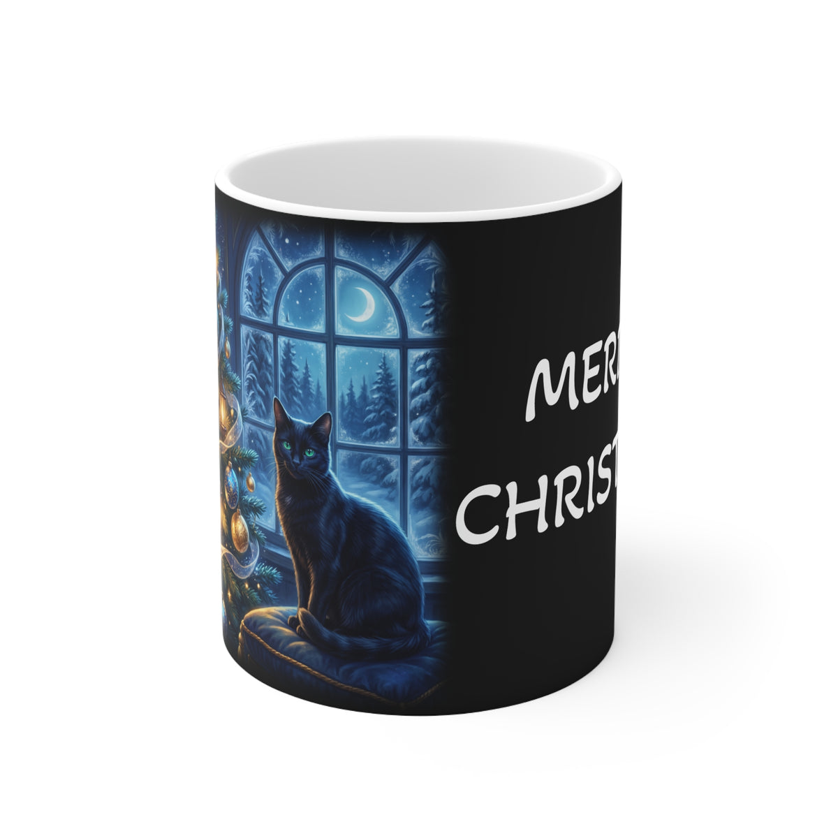 Christmas Cat Coffee Mug