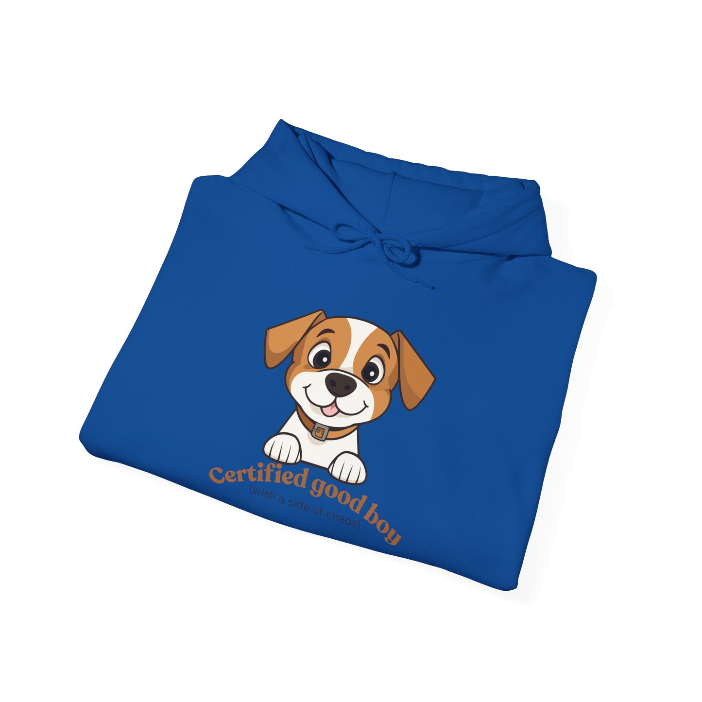 Certified Good Boy Hoodie — Cute Puppy Graphic Sweatshirt for Dog Lovers