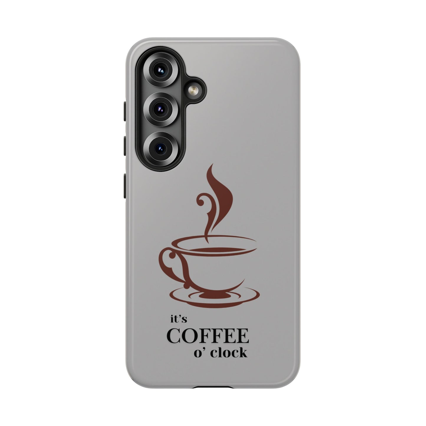 Coffee O'Clock Phone Case – Cute Coffee Cup Protective Phone Cover