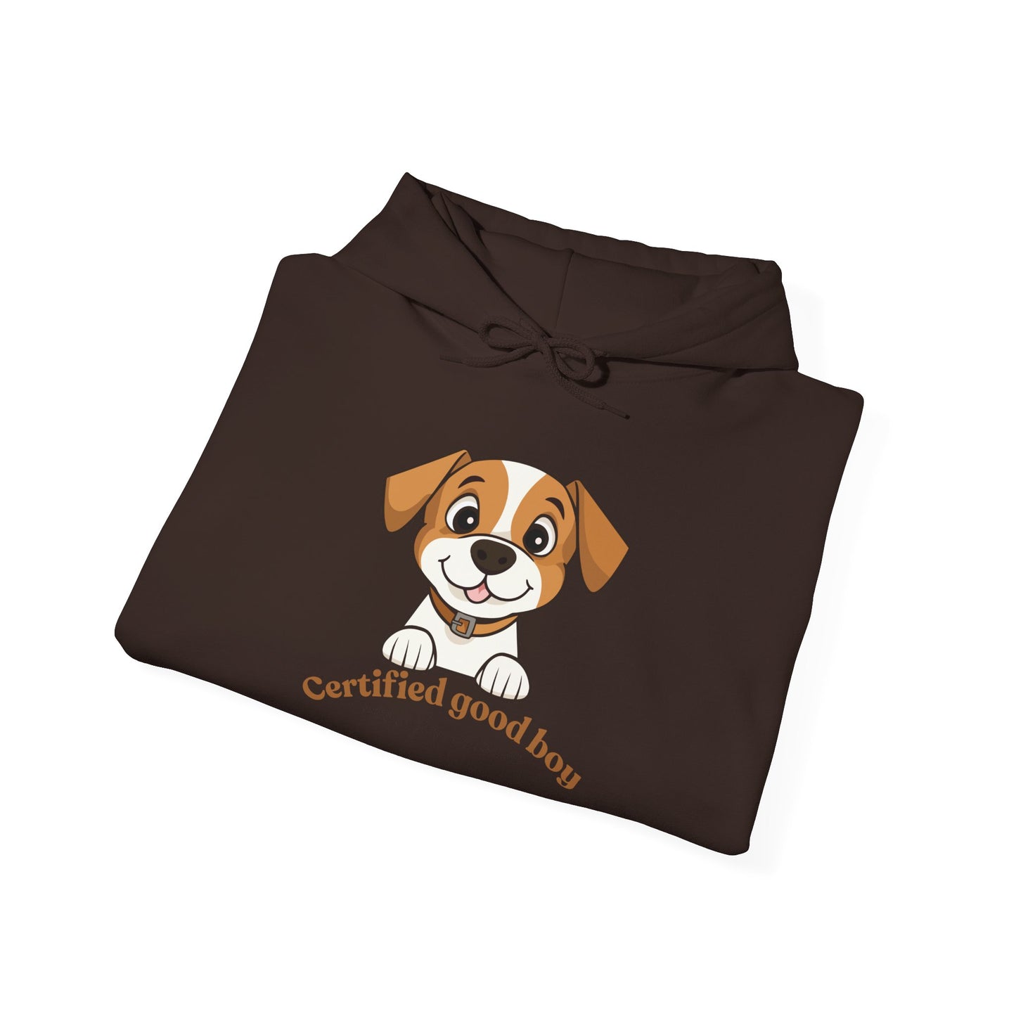 Certified Good Boy Hoodie — Cute Puppy Graphic Sweatshirt for Dog Lovers