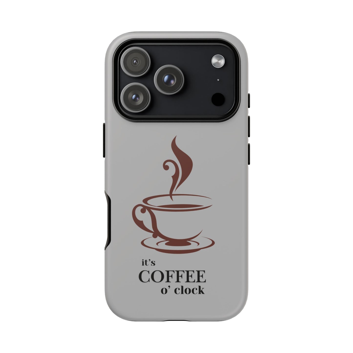 Coffee O'Clock Phone Case – Cute Coffee Cup Protective Phone Cover