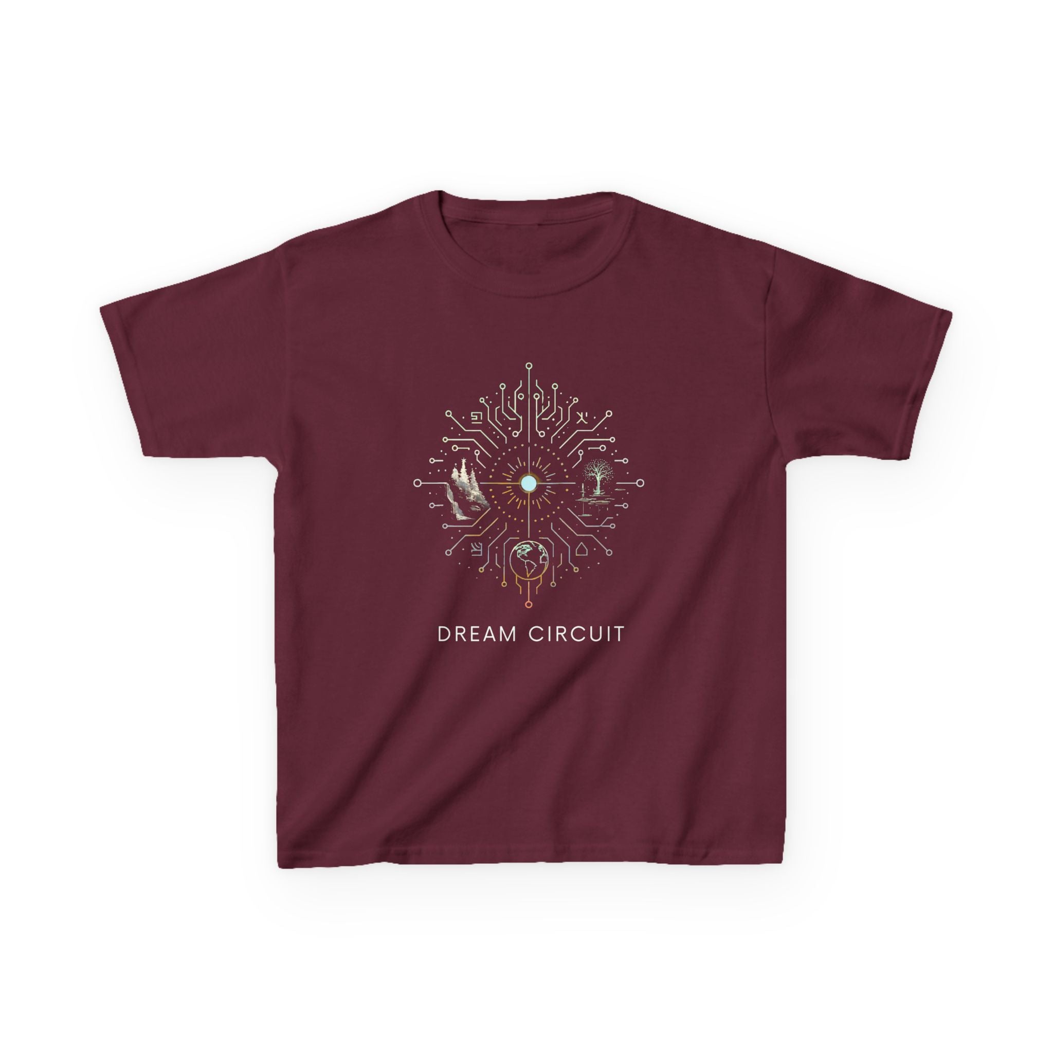 Dream Circuit Kids Tee - Cool Graphic T-Shirt for Creative Minds, Perfect for Birthdays, Everyday Wear, School Events, Gift Ideas