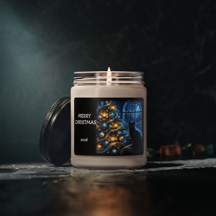 Christmas Cat Soy Candle