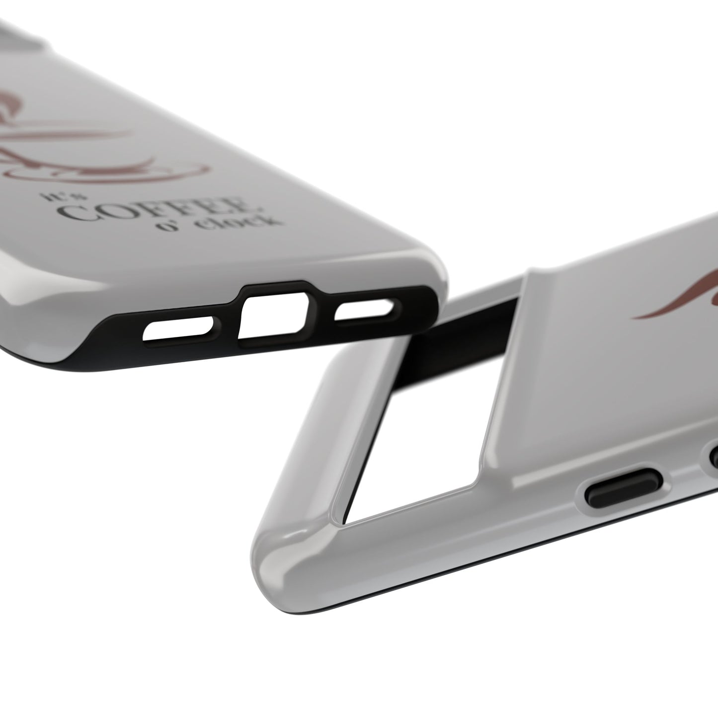 Coffee O'Clock Phone Case – Cute Coffee Cup Protective Phone Cover