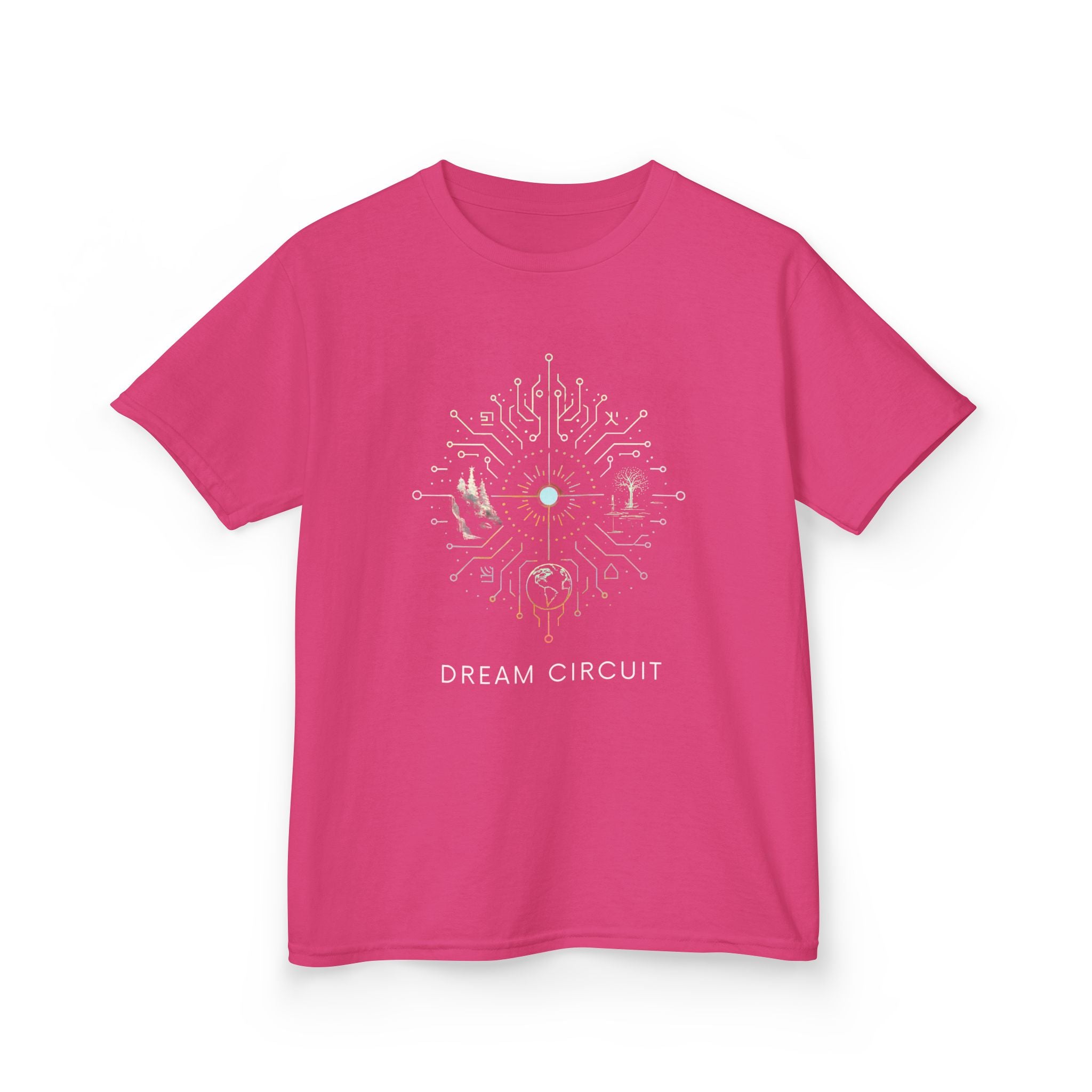 Dream Circuit Kids Tee - Cool Graphic T-Shirt for Creative Minds, Perfect for Birthdays, Everyday Wear, School Events, Gift Ideas