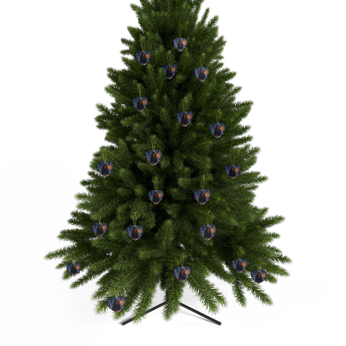 Wizard in Snowy Forest Fantasy Christmas Decor