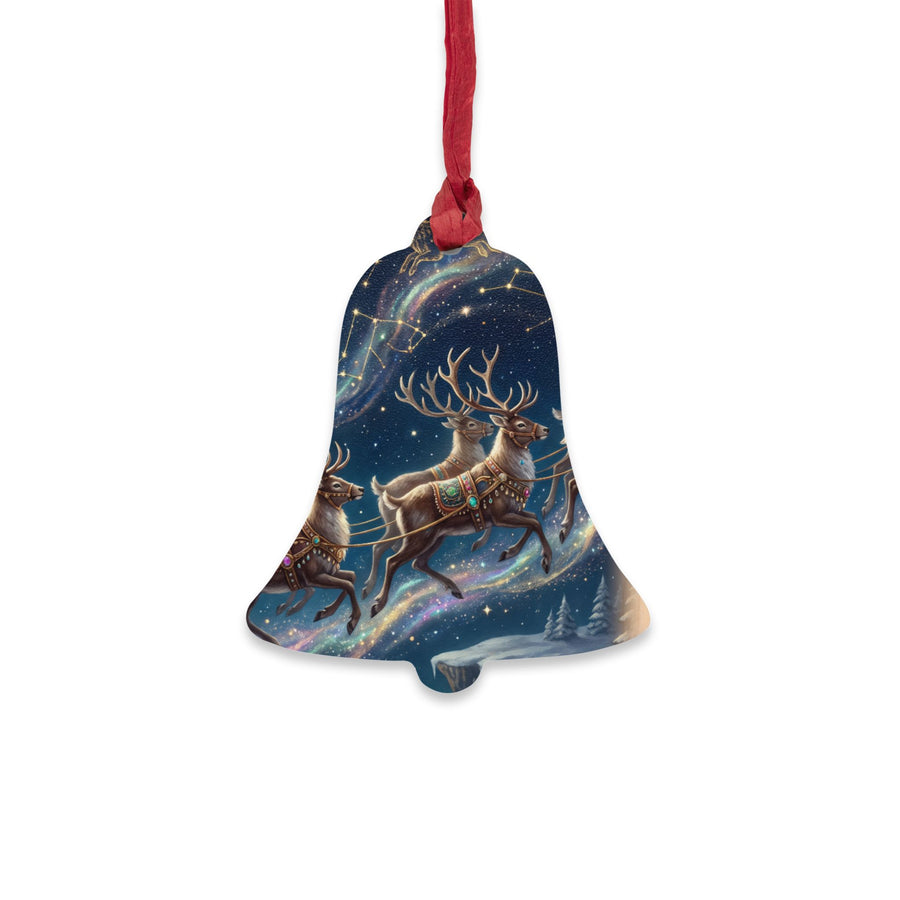 Vintage Reindeer Sleigh Night Christmas Decoration