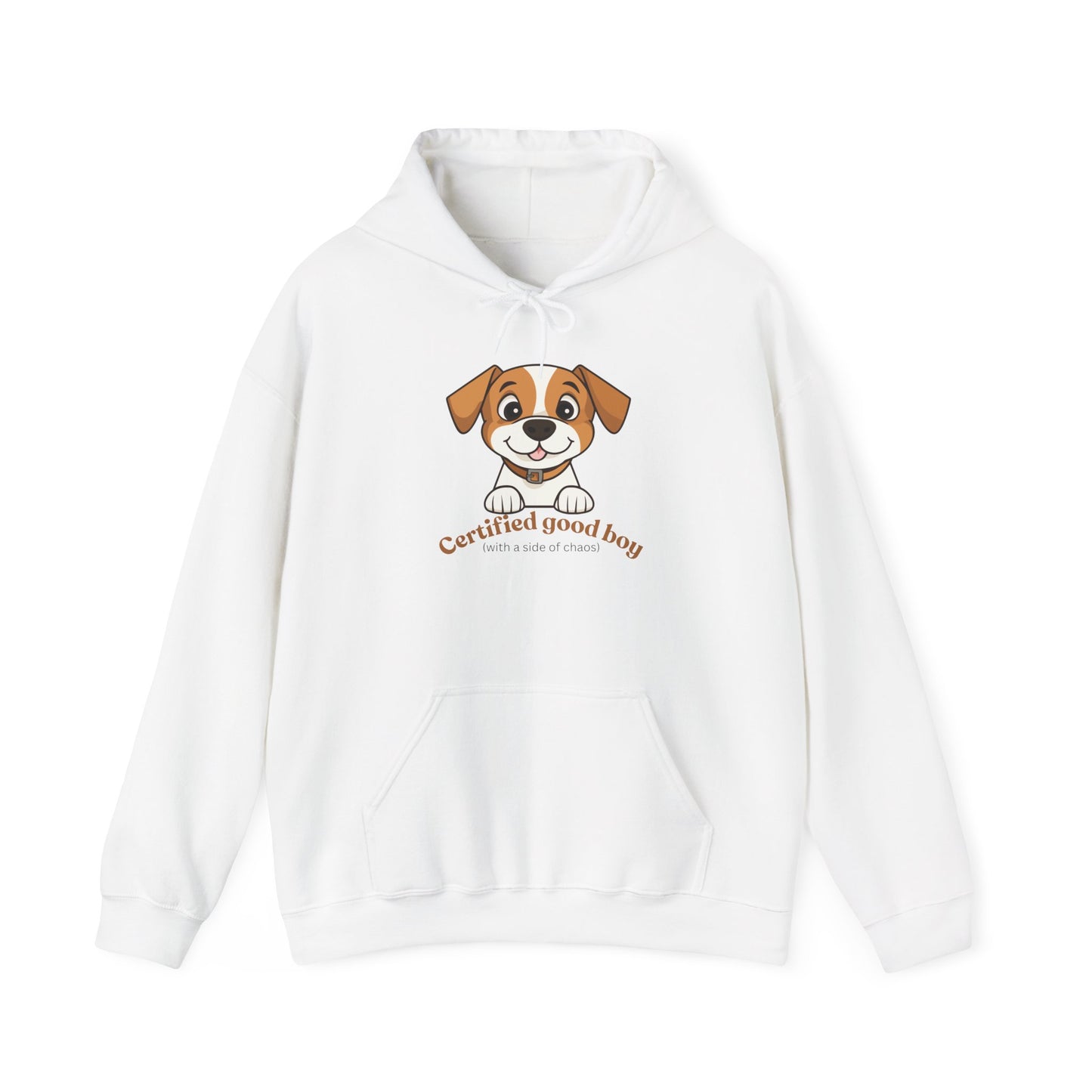 Certified Good Boy Hoodie — Cute Puppy Graphic Sweatshirt for Dog Lovers