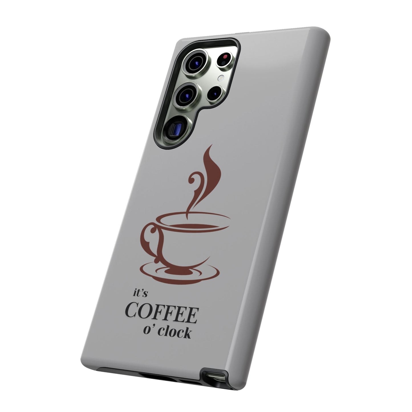 Coffee O'Clock Phone Case – Cute Coffee Cup Protective Phone Cover