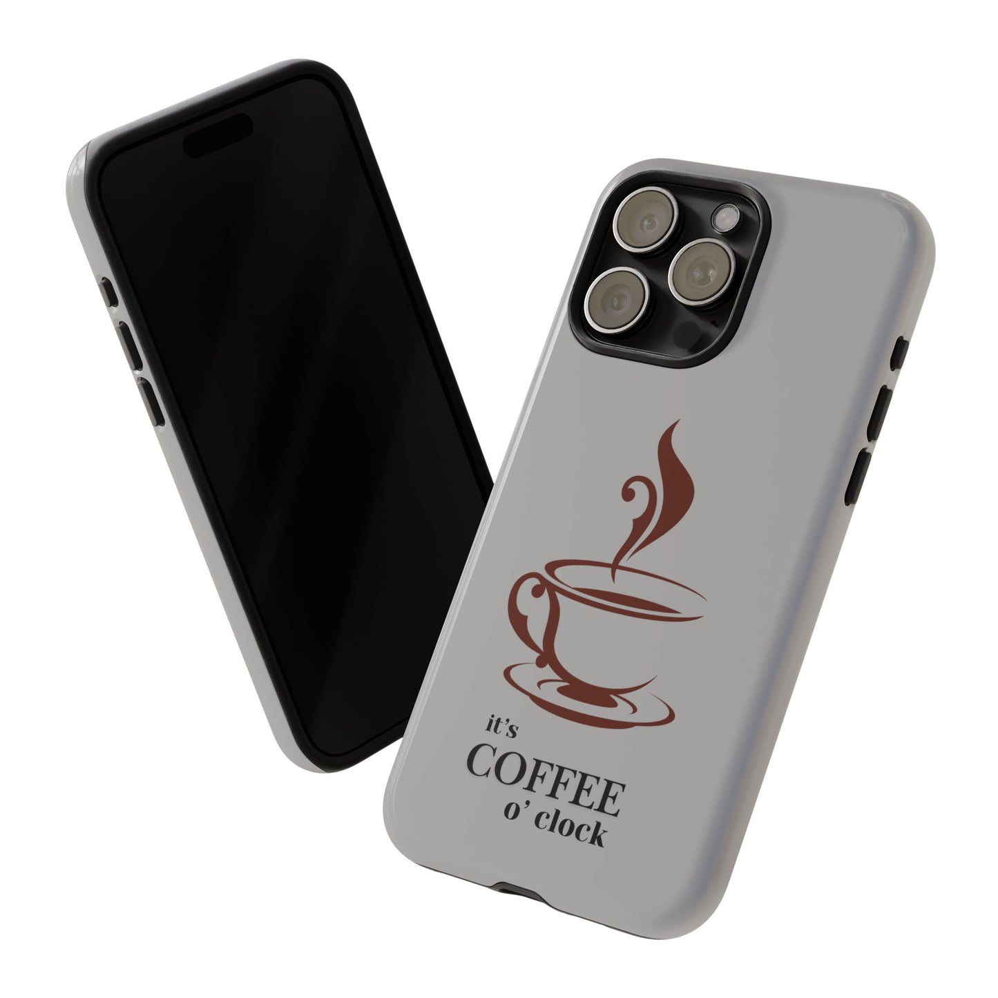 Coffee O'Clock Phone Case – Cute Coffee Cup Protective Phone Cover