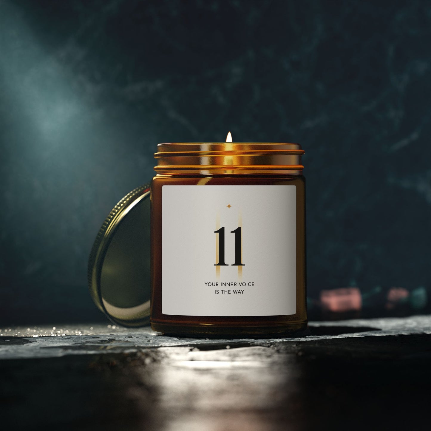 Coconut Apricot Scented Candle (4oz or 9oz) — Number 11 Jar Candle