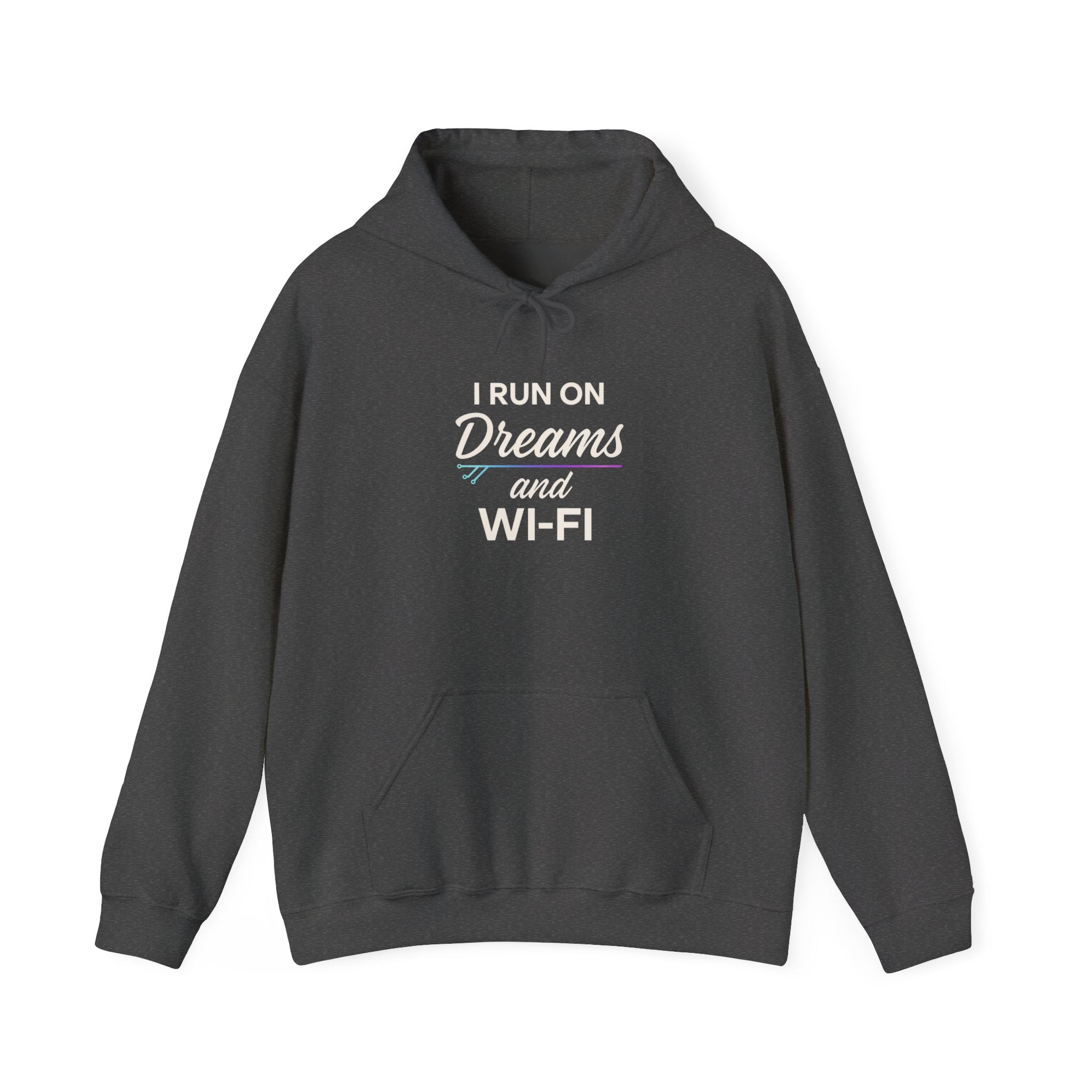 Cozy Sweatshirt for Dreamers, Unisex Hooded Sweatshirt, Perfect Gift for Tech Lovers, Motivational Apparel for College Students, Ideal [...]