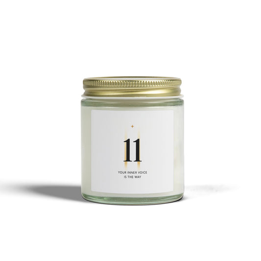 Coconut Apricot Scented Candle (4oz or 9oz) — Number 11 Jar Candle
