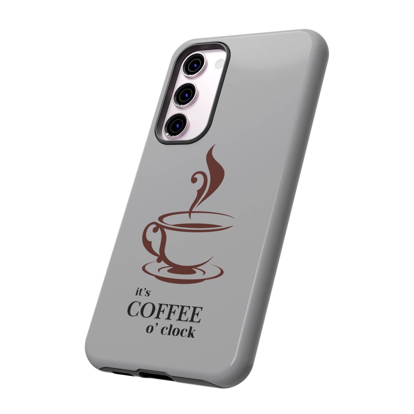 Coffee O'Clock Phone Case – Cute Coffee Cup Protective Phone Cover