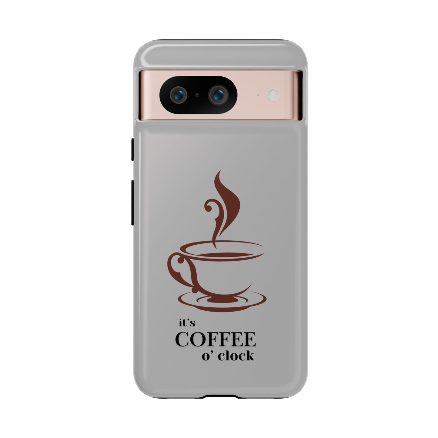 Coffee O'Clock Phone Case – Cute Coffee Cup Protective Phone Cover
