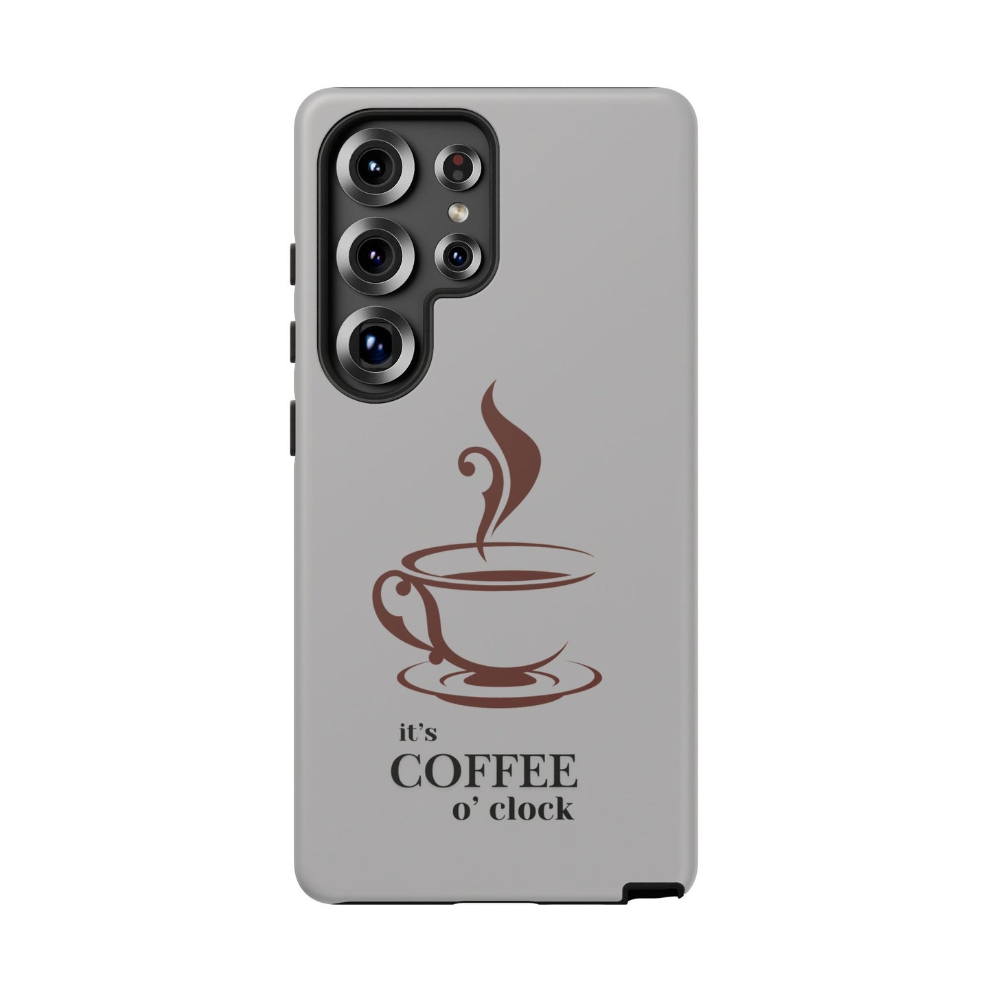 Coffee O'Clock Phone Case – Cute Coffee Cup Protective Phone Cover