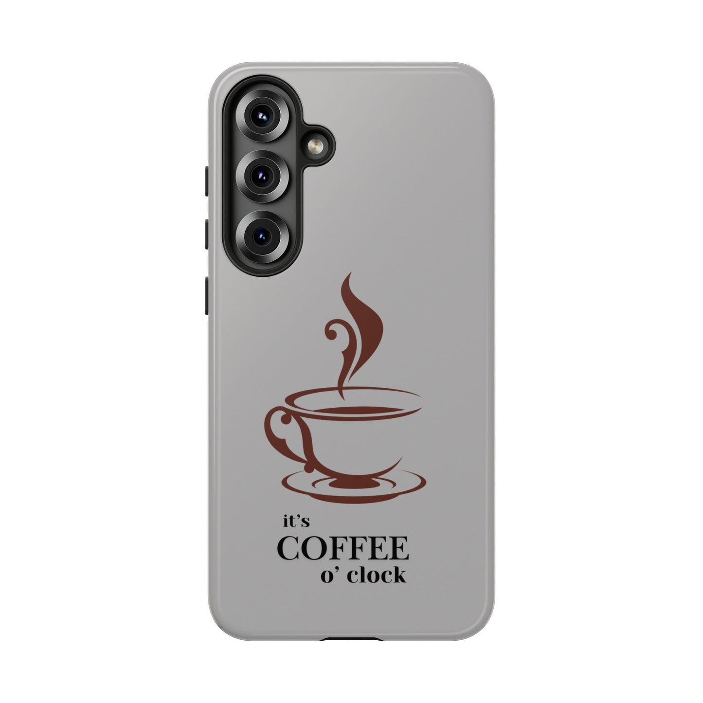 Coffee O'Clock Phone Case – Cute Coffee Cup Protective Phone Cover