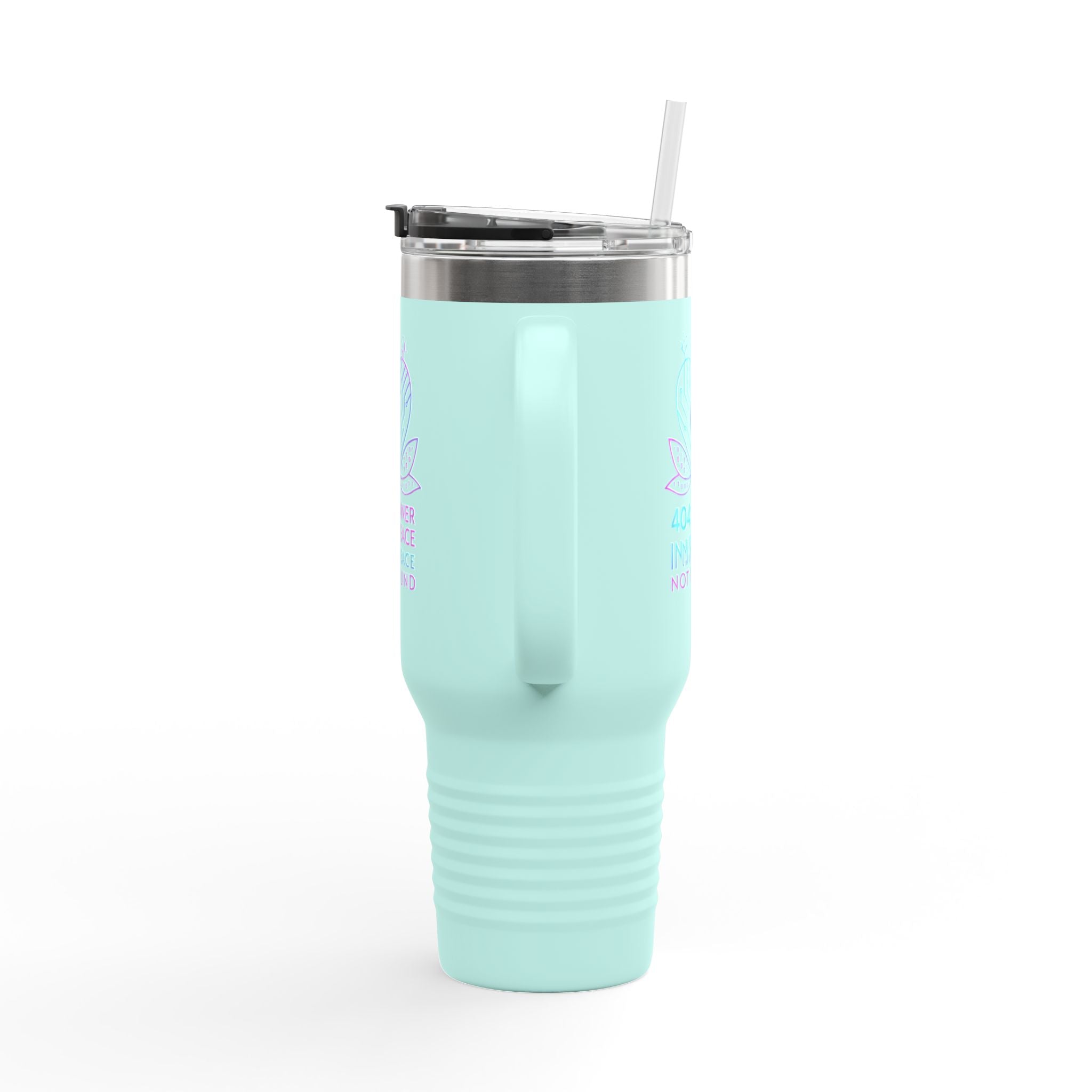 Insulated Travel Mug with Inner Peace Design - 40oz Coffee Cup, Motivational Drinkware, Unique Gift for Her, Travel Accessories, [...]